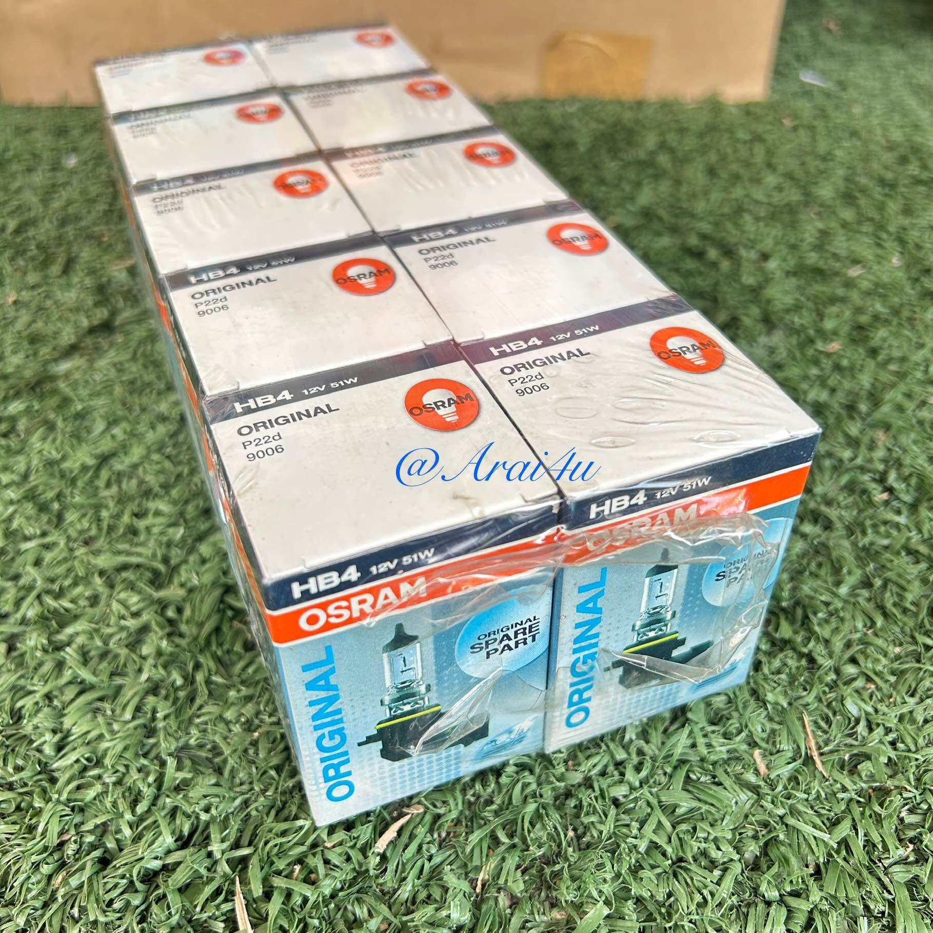 OSRAM หลอดไฟหน้า HB4 12V 51W 1 แพ็ค 10หลอด