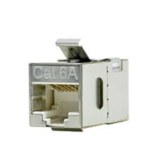 CAT 6A In-Line COUPLER, usable for Patch Panel ตัวต่อสายตัวเมีย 2 ด้าน
