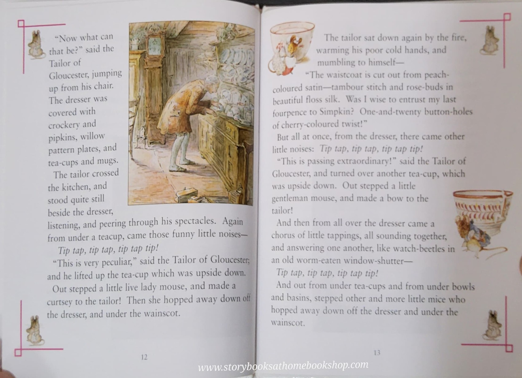 หนังสือนิทานปกแข็ง** 🍅🍓THE TAILOR OF GLOUCESTER BY BEATRIX POTTER