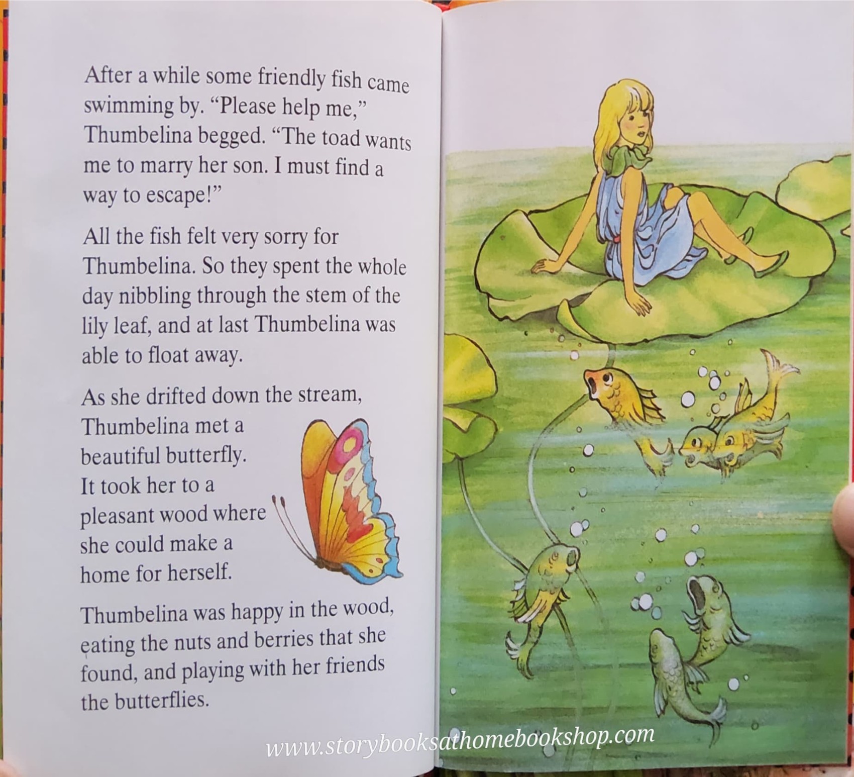 หนังสือนิทานปกแข็ง ** ♥️♥️FAVOURITE TALES THUMBELINA