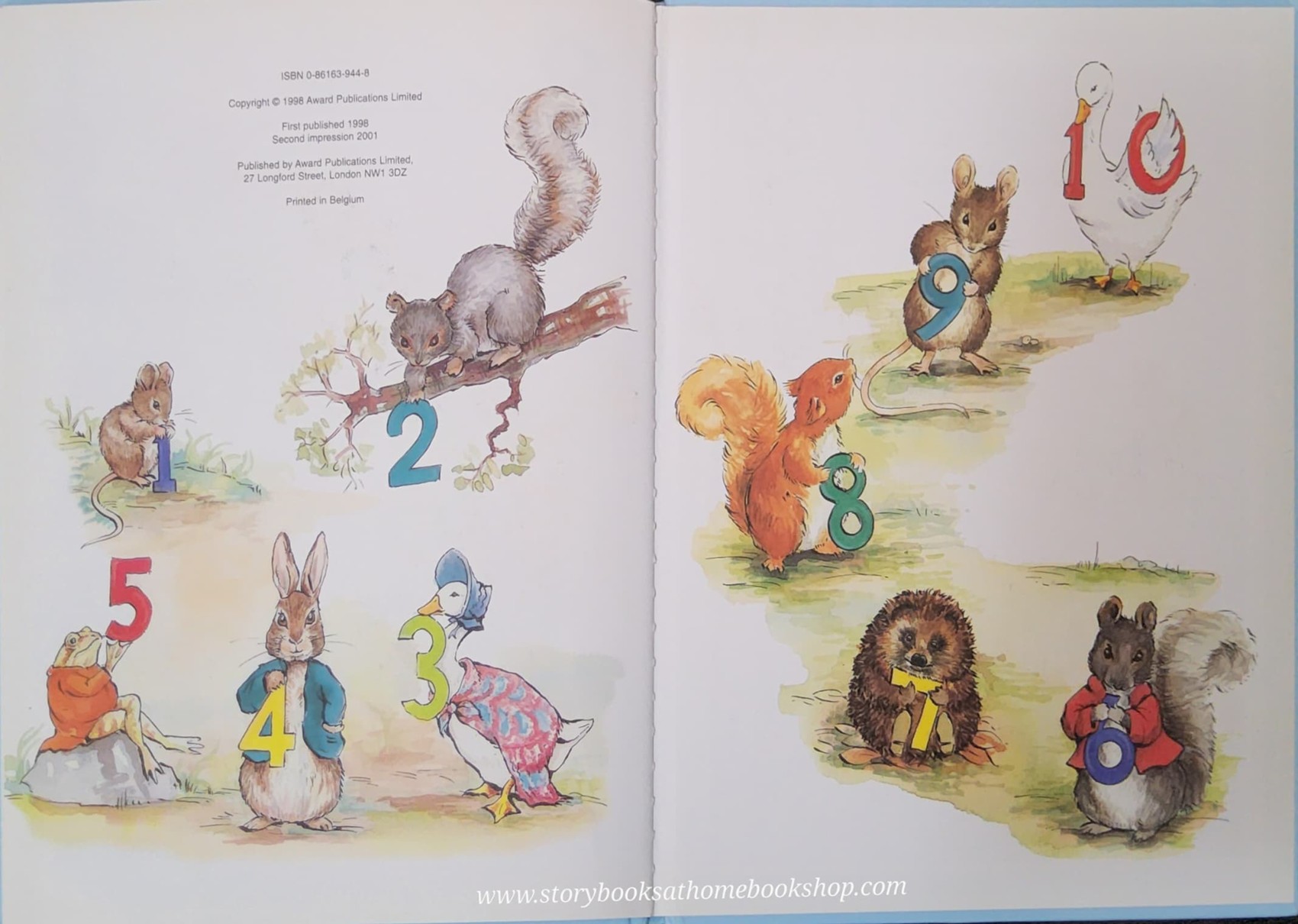 หนังสือนิทานปกแข็ง** 🍅MY ANIMAL COUNTING