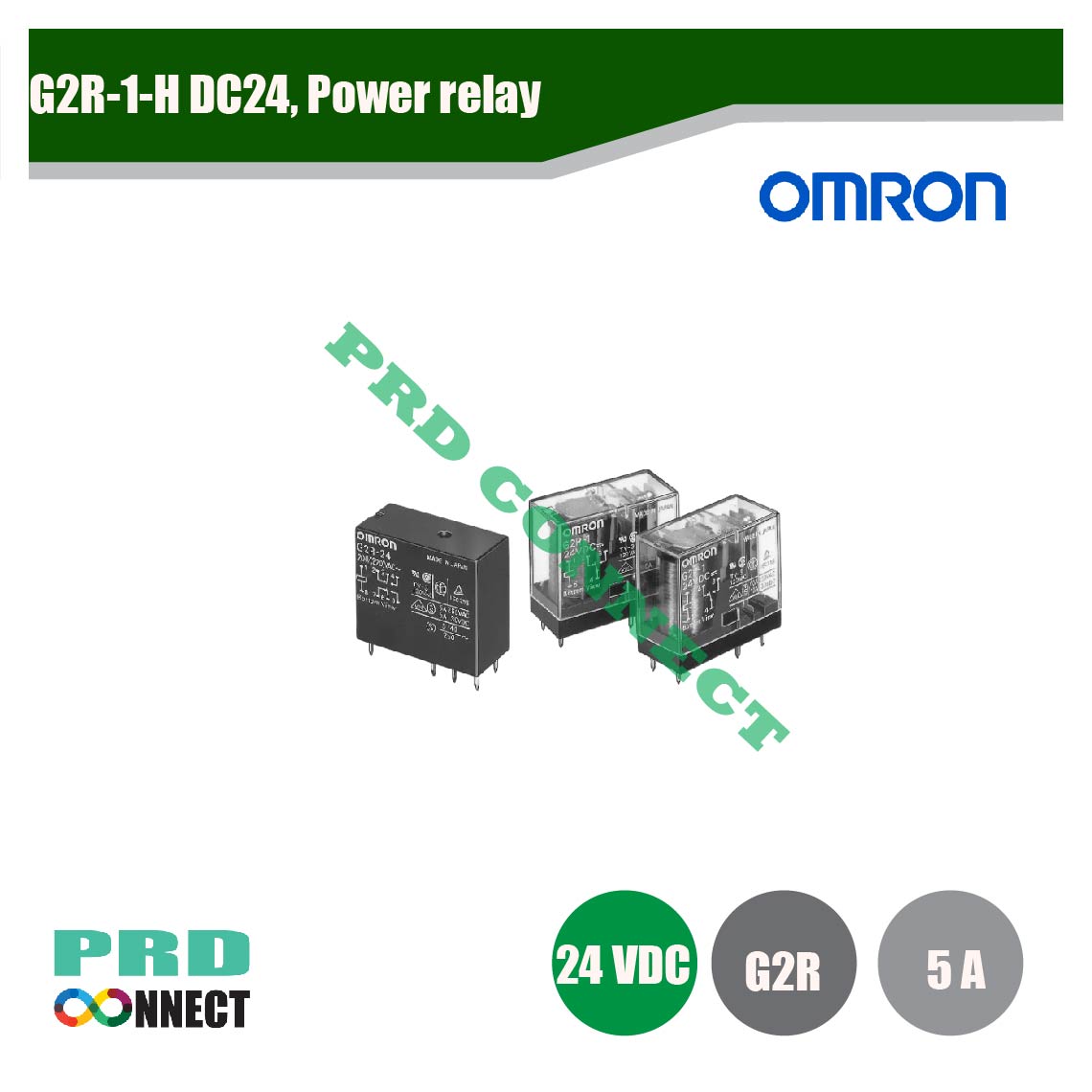 G2R-1-H DC24, Power relay,Omron