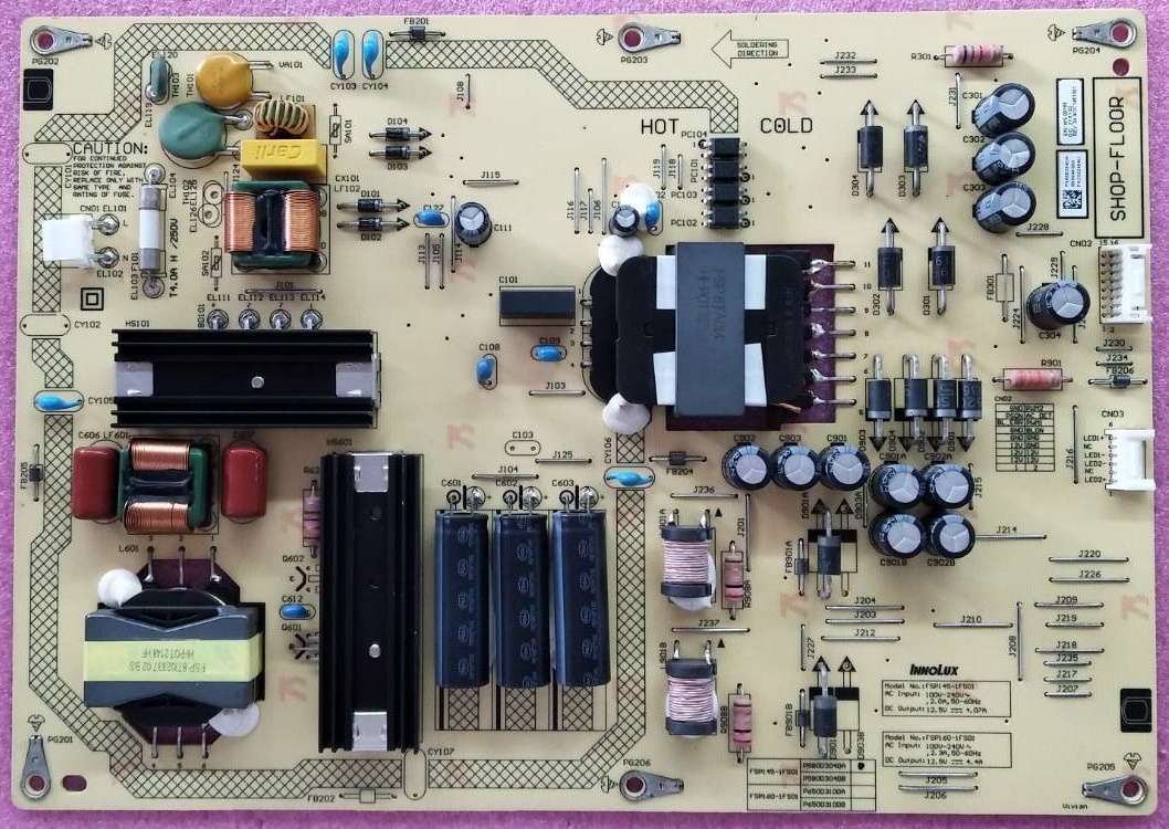 ซัพพลายทีวี พานาโซนิค PANASONIC ของแท้มือสองพร้อมใช้งาน รุ่นTH-58JX700T พาร์ท FSP145-1FS01 / P580D304DA