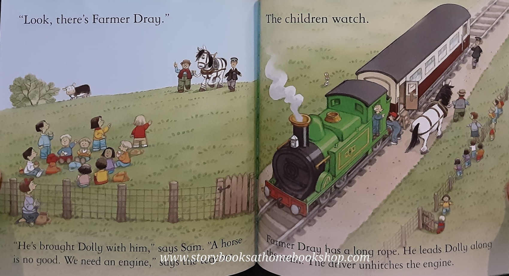 หนังสือนิทานปกอ่อน** ♥️USBORNE FARMYARD TALES: DOLLY AND THE TRAIN♥️