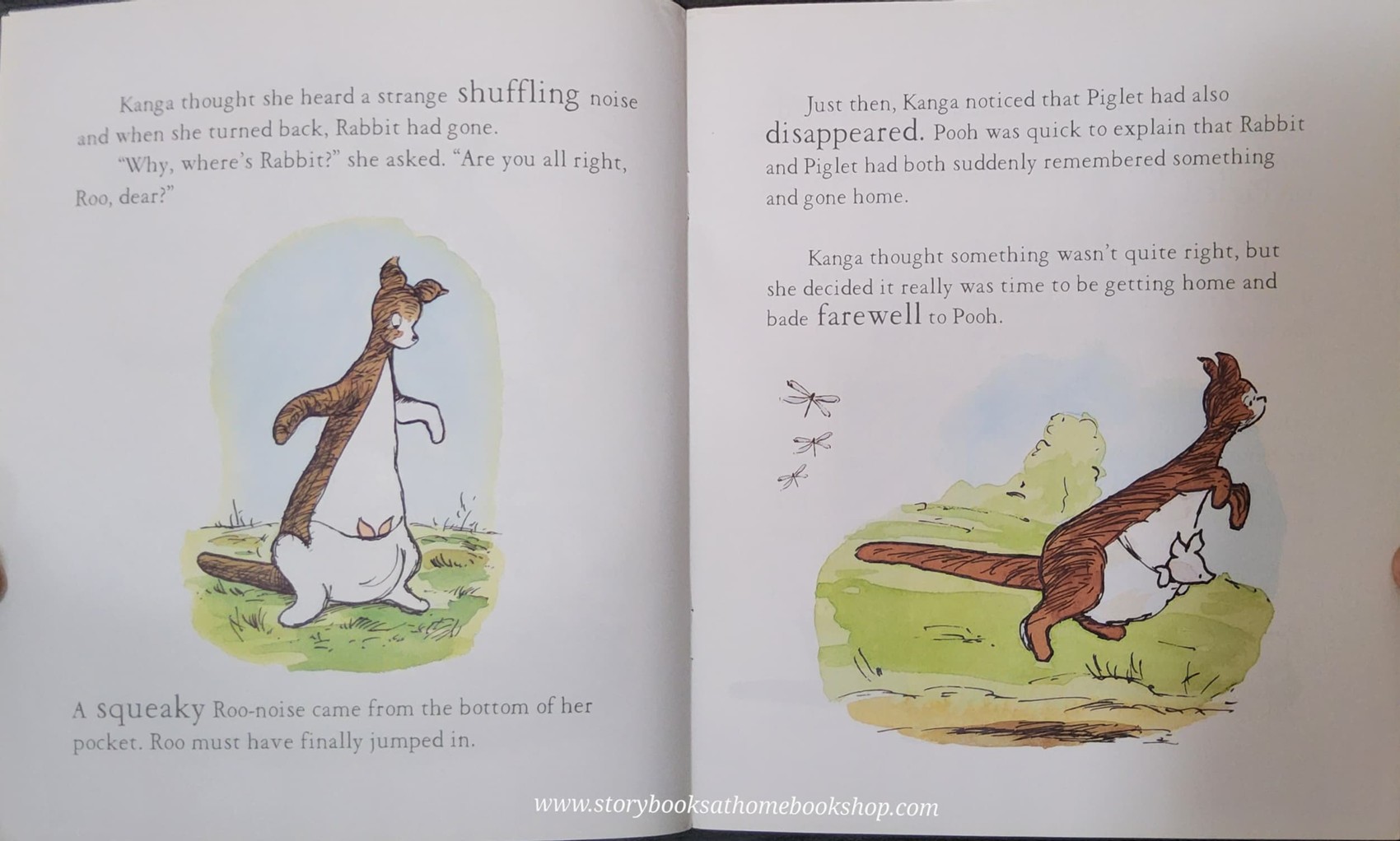 หนังสือนิทานปกอ่อน** 🍓🍓WINNIE-THE-POOH AND FRENDS: KANGA AND ROO