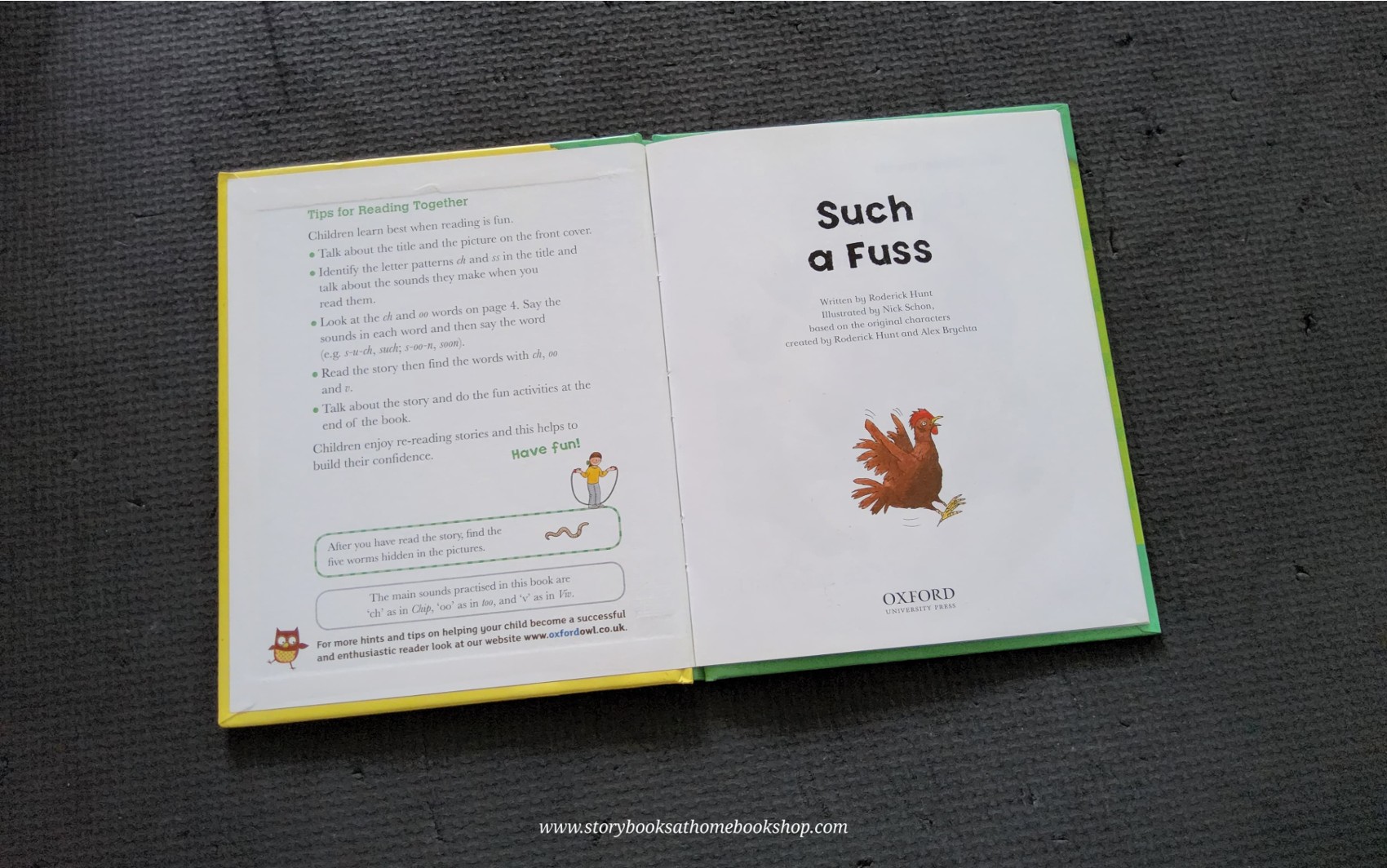 หนังสือนิทานปกแข็ง** 🍅🍅READ WITH BIFF,CHIP&KIPPER: SUCH A FUSS PHONICS LEVEL3
