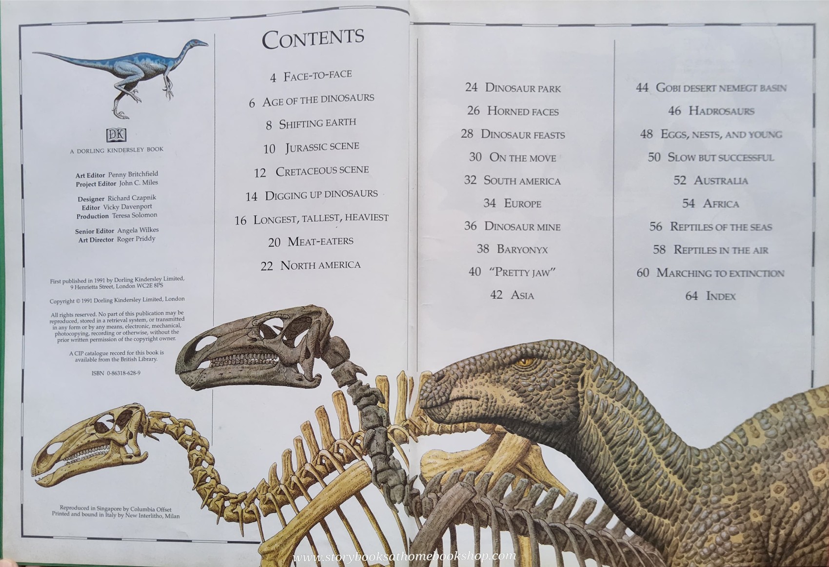 KNOWLEDGE BOOK** ♥️THE GREAT DINOSAUR ATLAS