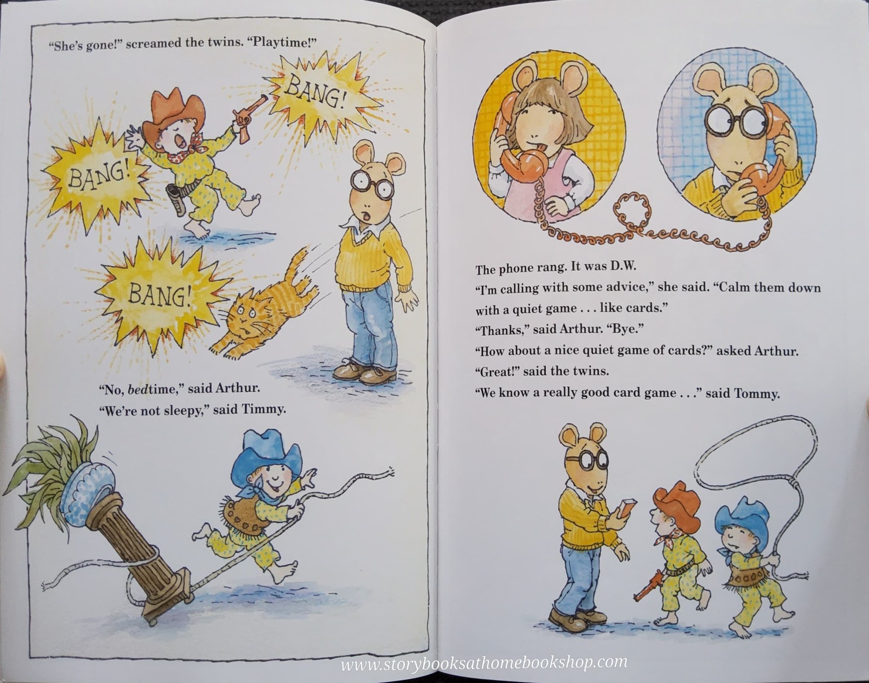 หนังสือนิทานปกอ่อน** 🍅🍓ARTHUR BABY-SITS BY MARC BROWN