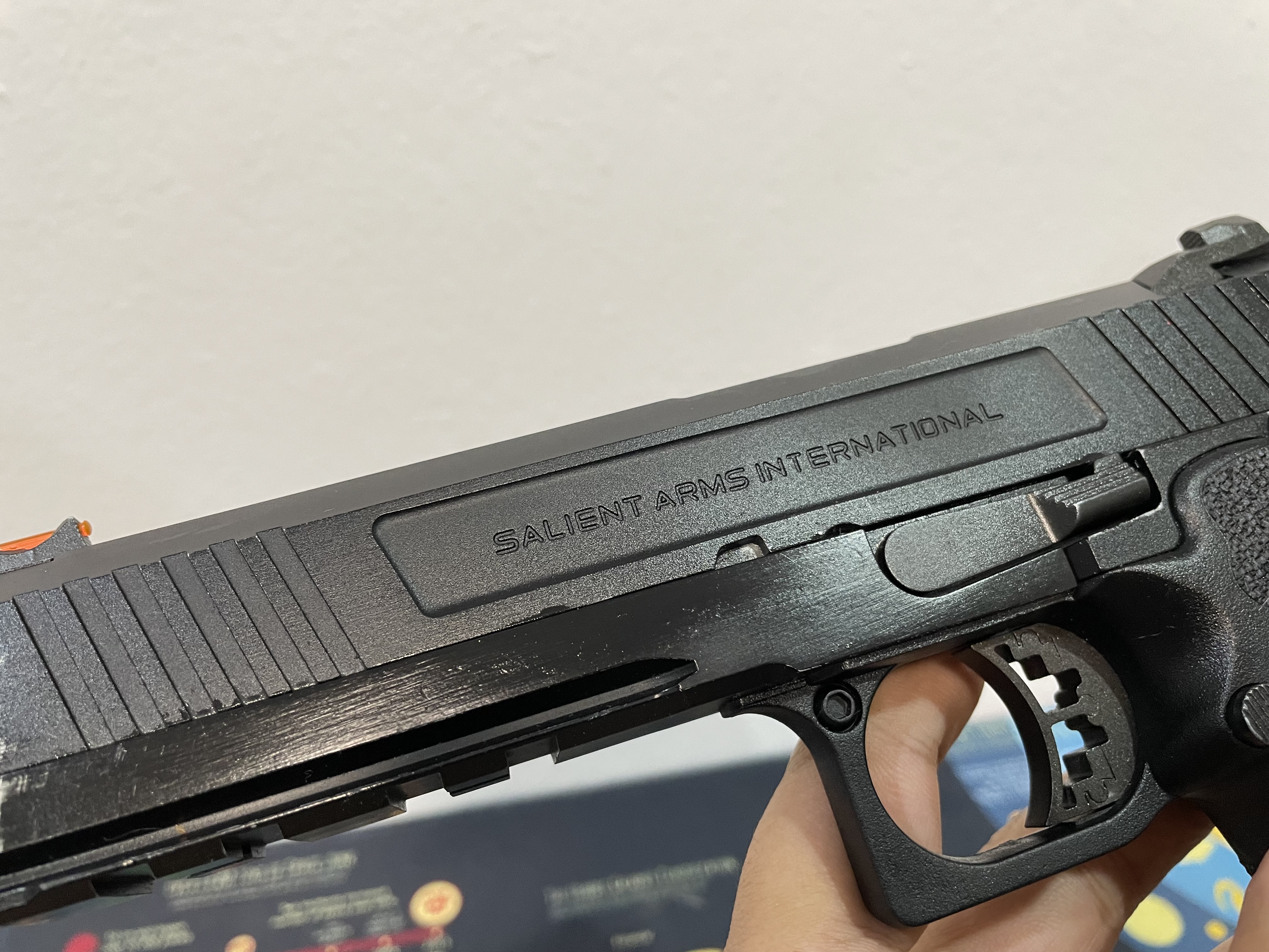 EMG Arms SALIENT ARMS INTERNATIONAL RED-H PISTOL Hi-Capa 5.1 ไต้หวัน BB Gun บีบีกัน แบบแก๊ส ปืนอัดลม มือสอง Airsoft Gun