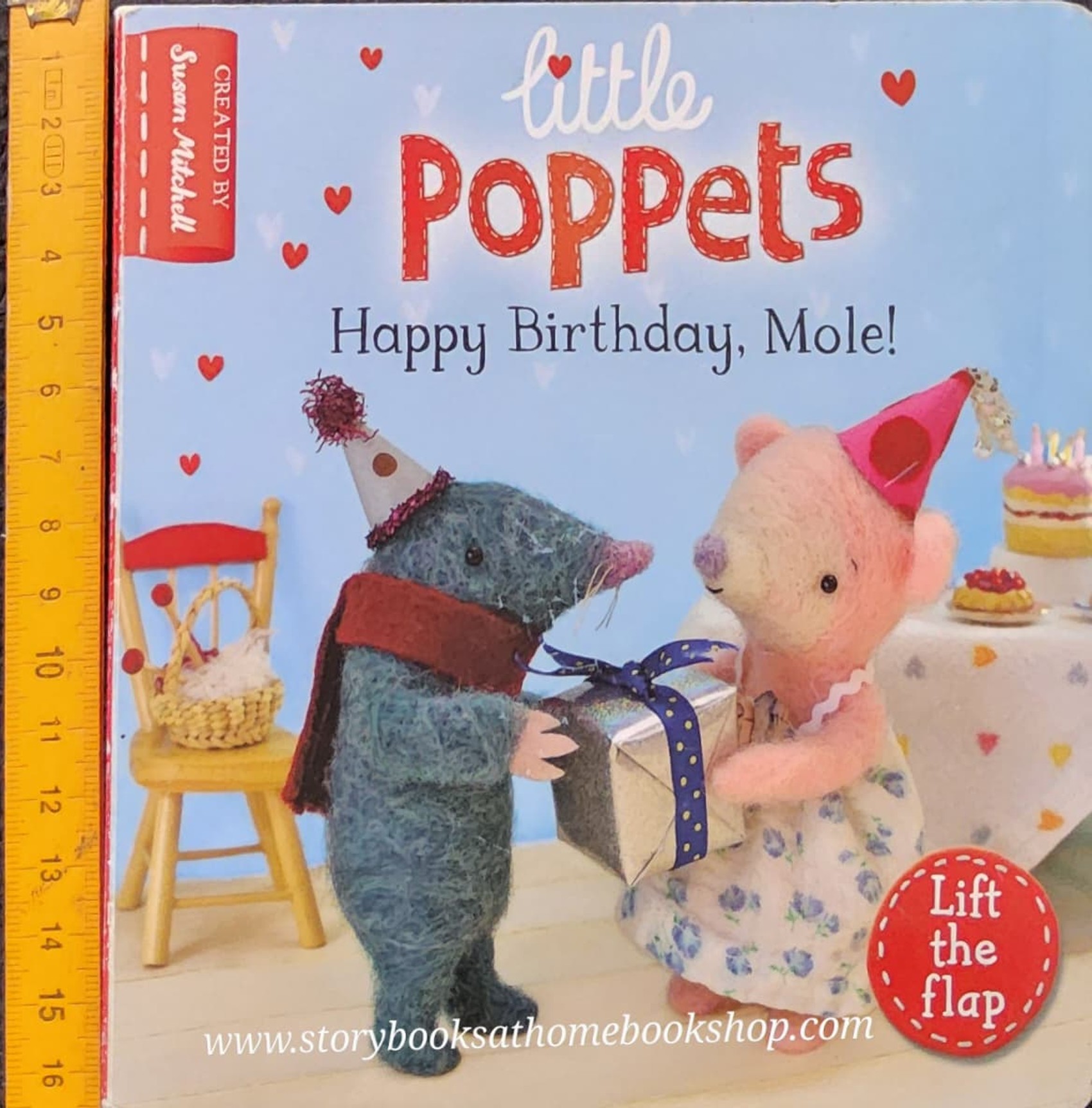 LIFT THE FLAP BOARD BOOK** 🍅🍓LITTLE POPPETS HAPPY BIRTHDAY, MOLE!