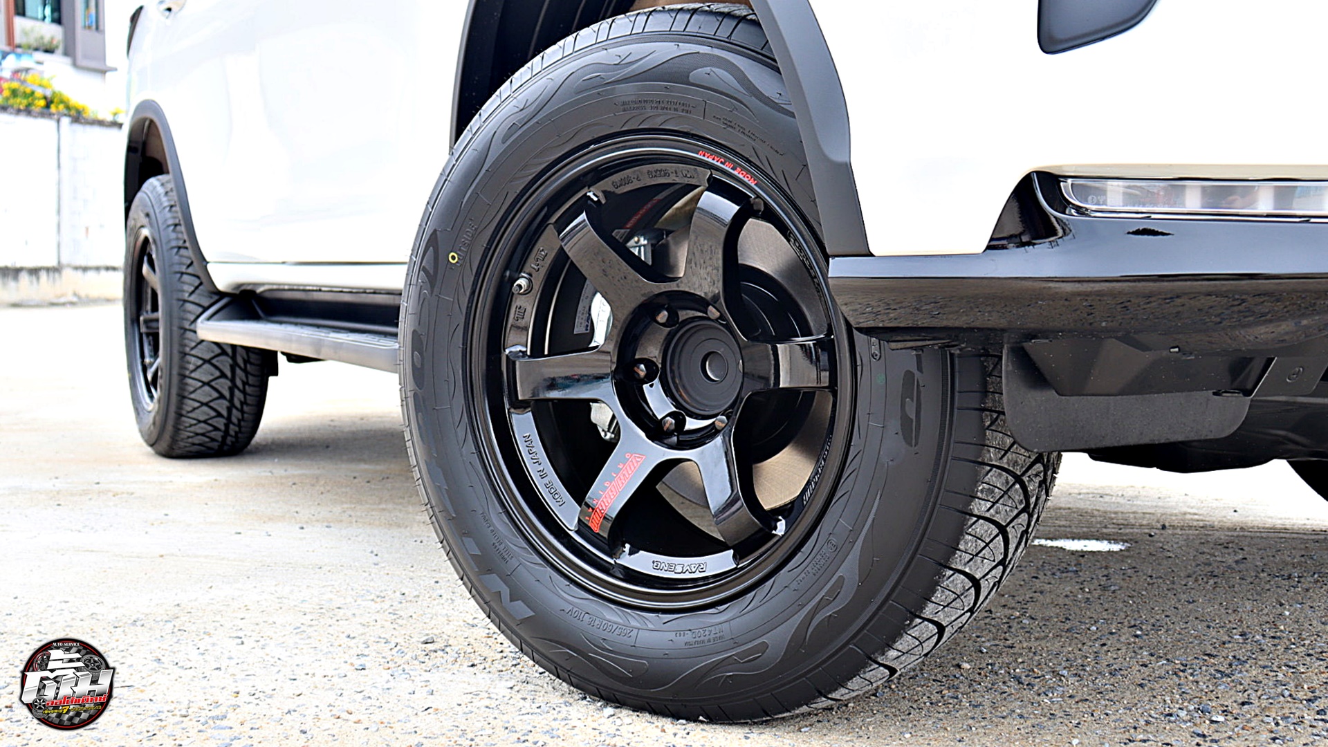 TOYOTA FORTUNER LEGENDER เปลี่ยนล้อยางโช็คอัพ ล้อTE37 Promax ขอบ18นิ้ว ยาง NITTO NT420SD 265/60R18 110V โช็ค PROFENDER MONOTUBE STD