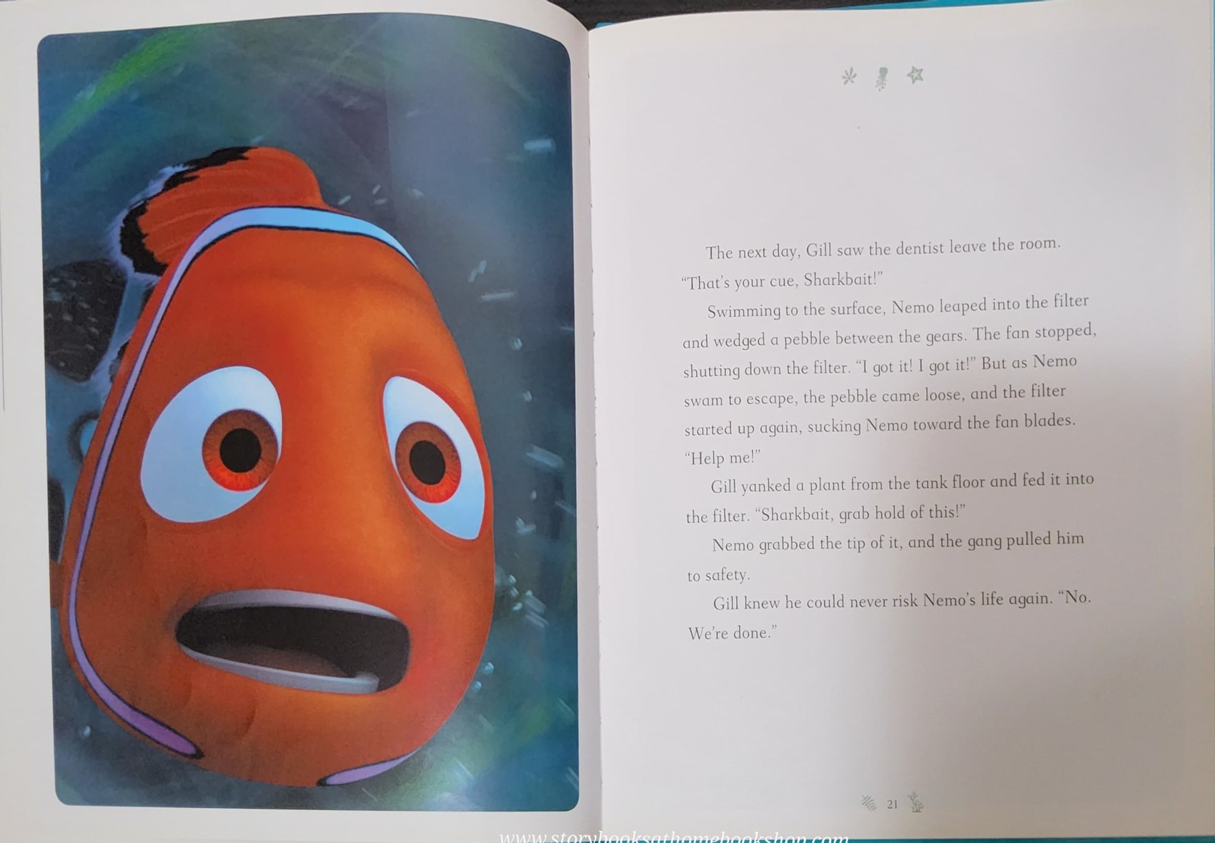 หนังสือนิทานปกแข็ง** 🍅🍓DISNEY PIXAR FINDING NEMO litten to read story