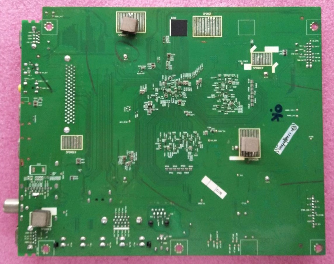 เมนบอร์ดทีวี ทีซีแอล TCL ของแท้ถอดจากเครื่อง รุ่นLED65E7800 พาร์ท 40-MS68AD-MAC2HG เบอร์จอ V650DJ4-QS5 ทีคอนพาร์ท 6201B001U3100