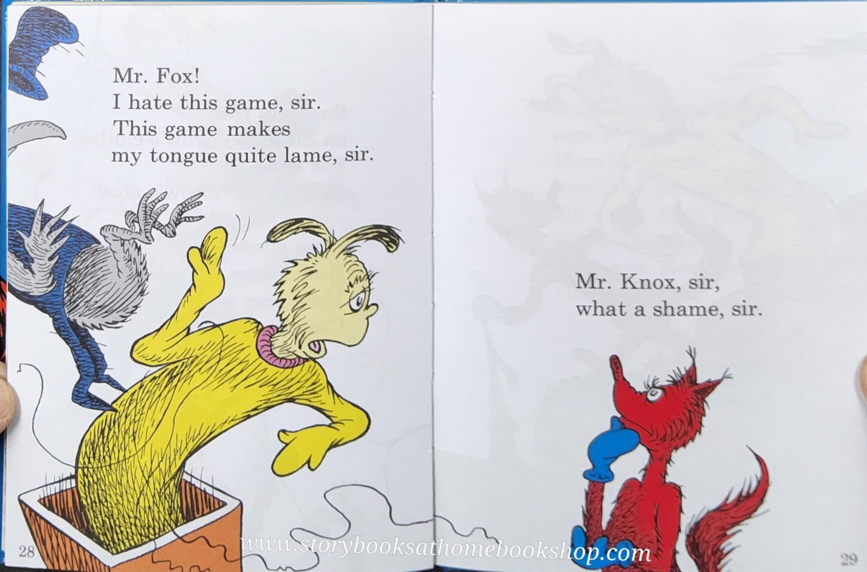 หนังสือนิทานปกแข็ง** 🍅🍓FOX IN SOCKS BY DR.SEUSS