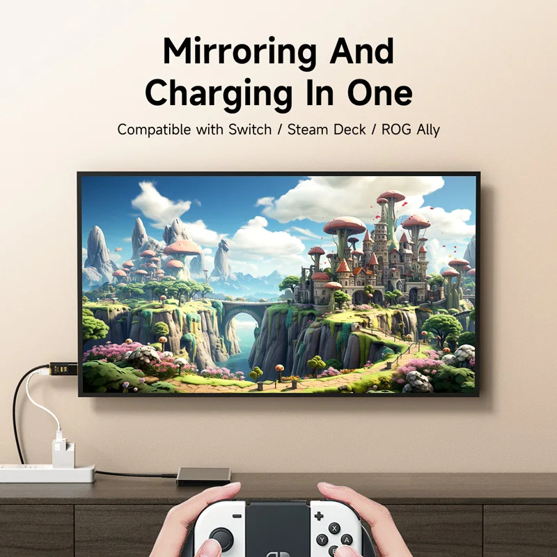 Hagibis SWC10 USB C to HDMI 8K 60Hz, Type-C to HDMI Cable Thunderbolt 3 MacBook Pro Macmini Macbook