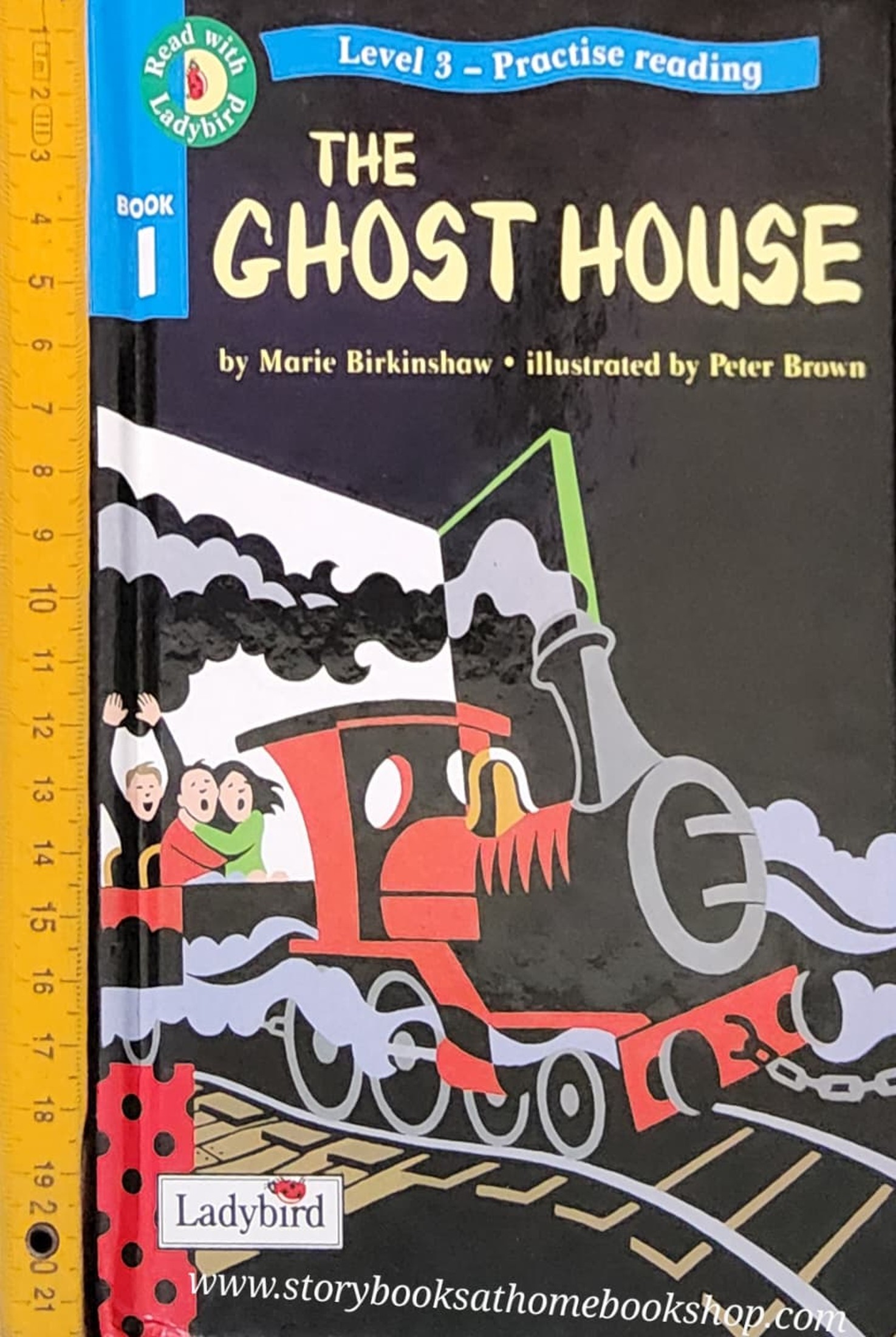หนังสือนิทานปกแข็ง ** 🍅🍓READ WITH LADYBIRD:L3BOOK 1 THE GHOST HOUSE