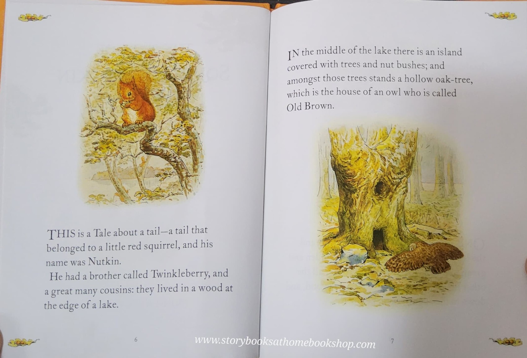 หนังสือนิทานปกแข็ง** 🍅🍅THE TALE OF SQUIRREL NUTKIN BY BEATRIX POTTER