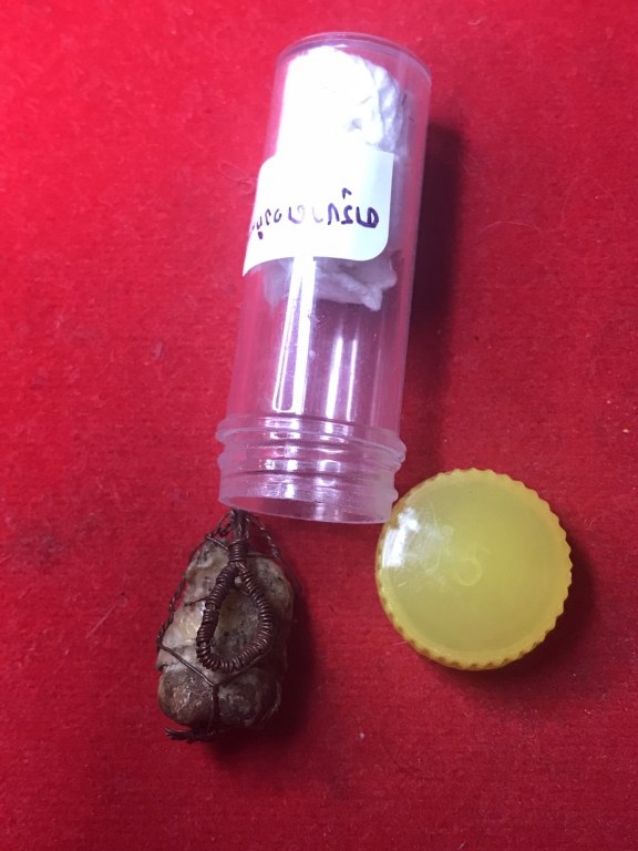 พระทันตธาตุ ครูบาดวงทิพย์ วัดสันป่ายาง อ.แม่แตง จ.เชียงใหม่ องค์นี้เจ้าของเดิมคือ พ่อหนานคำ เป็นหมอยารักษาแบบพื้นบ้านล้านนา เสียชีวิตแล้วเมื่อปี 2530 ต่อมาได้สืบทอดตกมาอยู่ที่จ่าณรงค์ เป็นตำรวจอยู่ อ.แม่แตง จ.เชียงใหม่ ปัจจุบันอายุ 58 ปี (พ.ศ.2566)