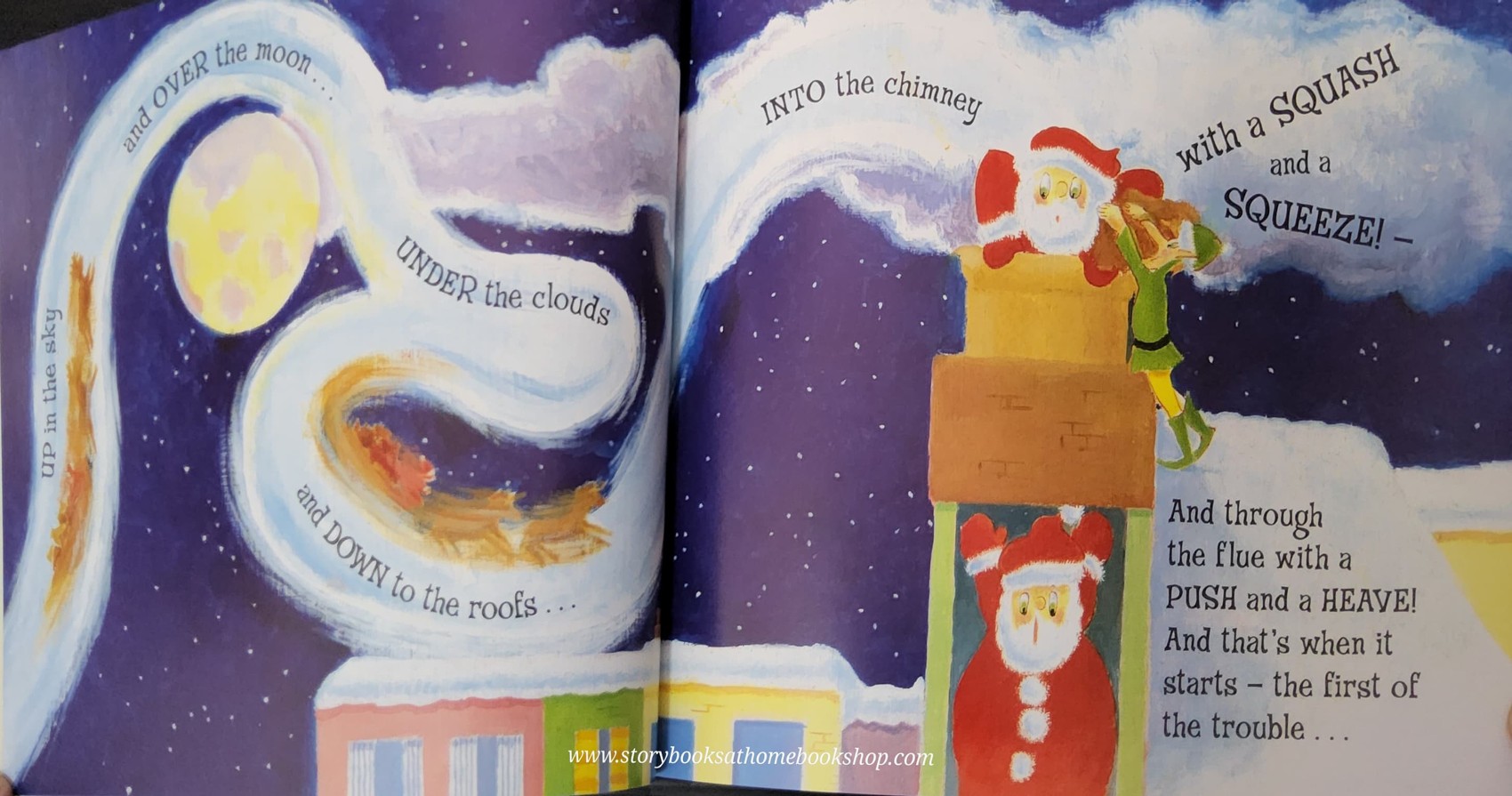 หนังสือนิทานปกอ่อน** 🍅🍅FATHER CHRISTMAS COMES UP TRUMPS! BY NICHOLAS ALLAN