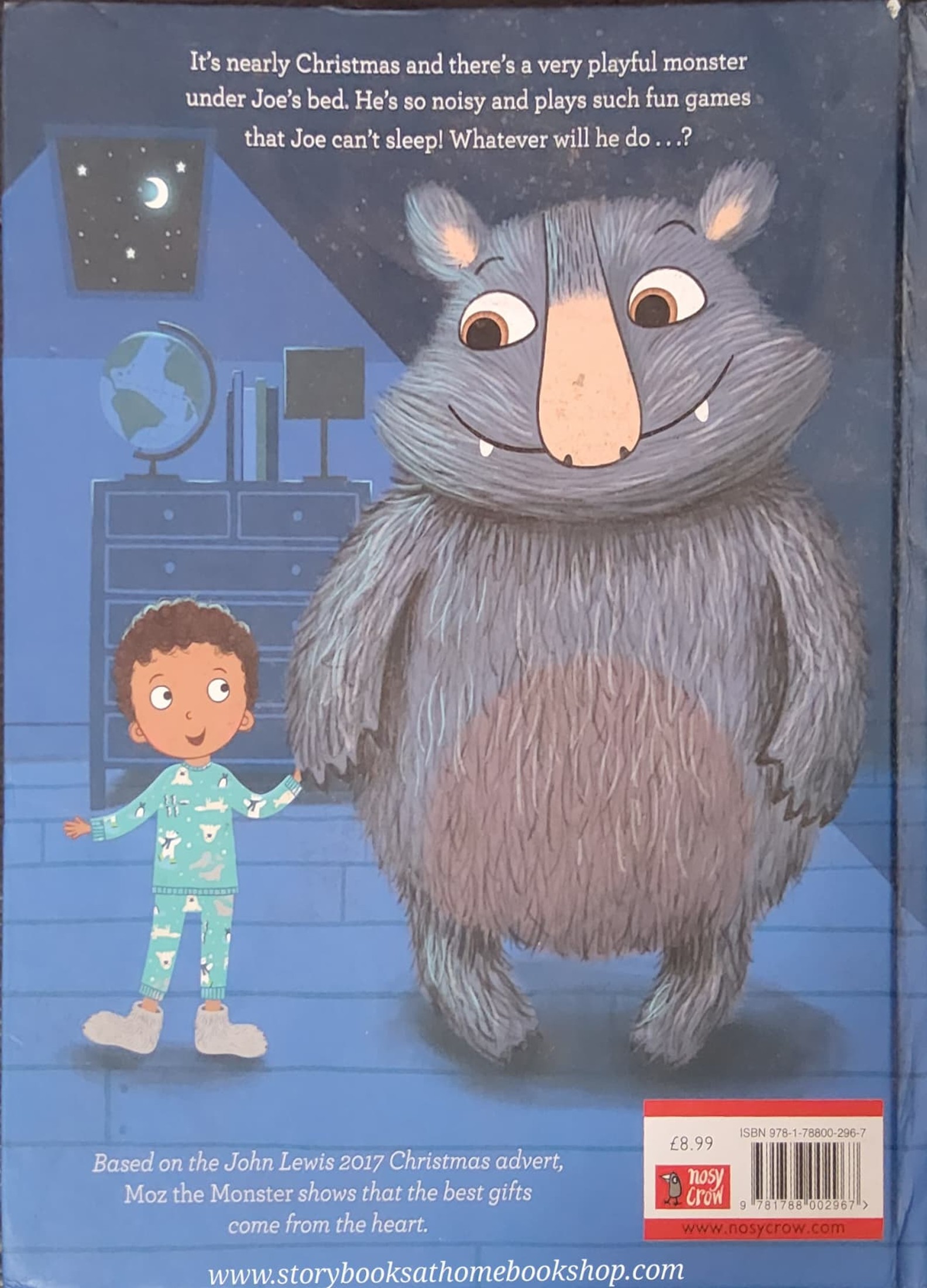 หนังสือนิทานปกแข็ง** 🍅🍅MOZ THE MONSTER BY LUCY FEATHER&KATY HALFORD