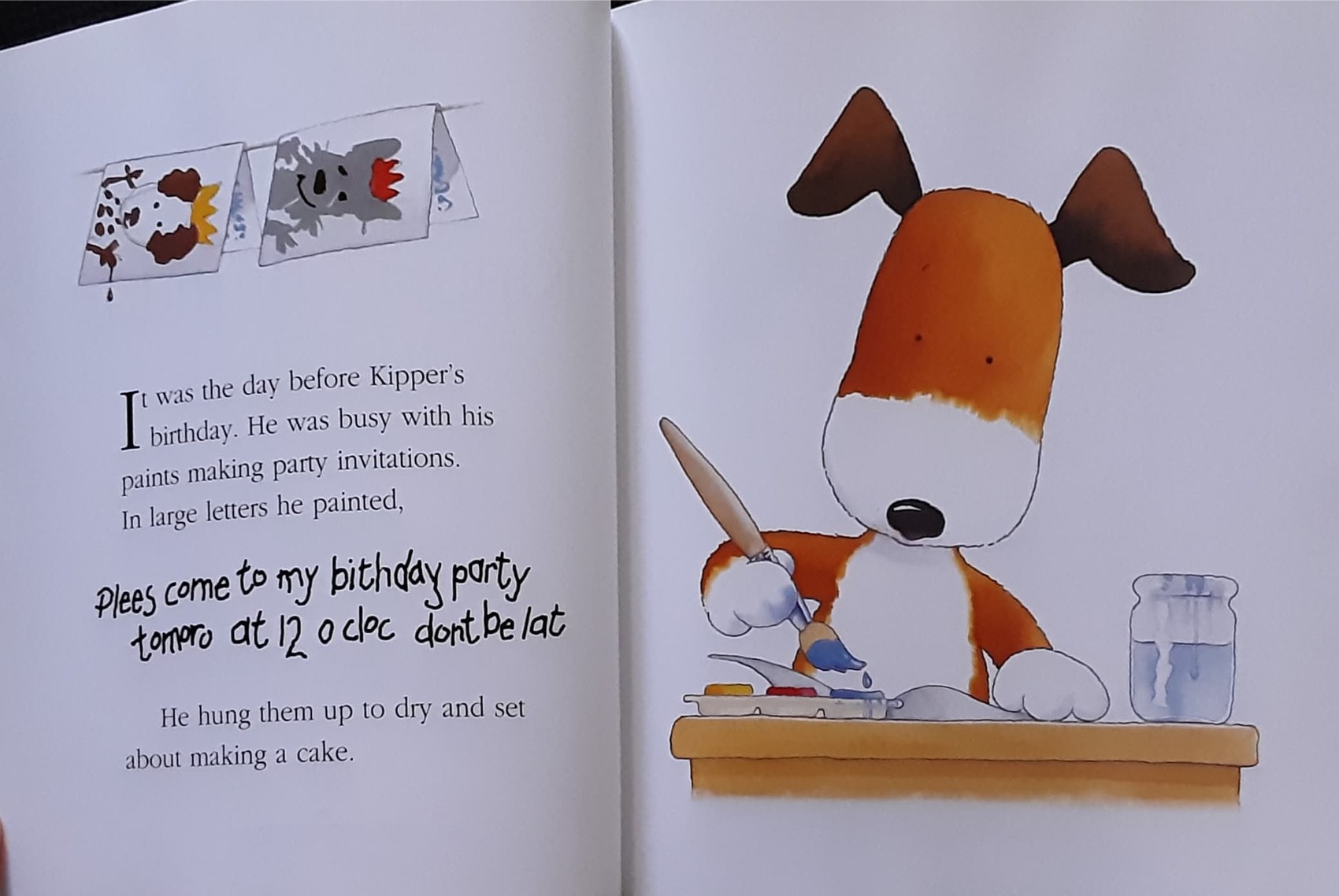 หนังสือนิทานปกอ่อน** 🍅🍓KIPPER'S BIRTHDAY BY MICK INKPEN