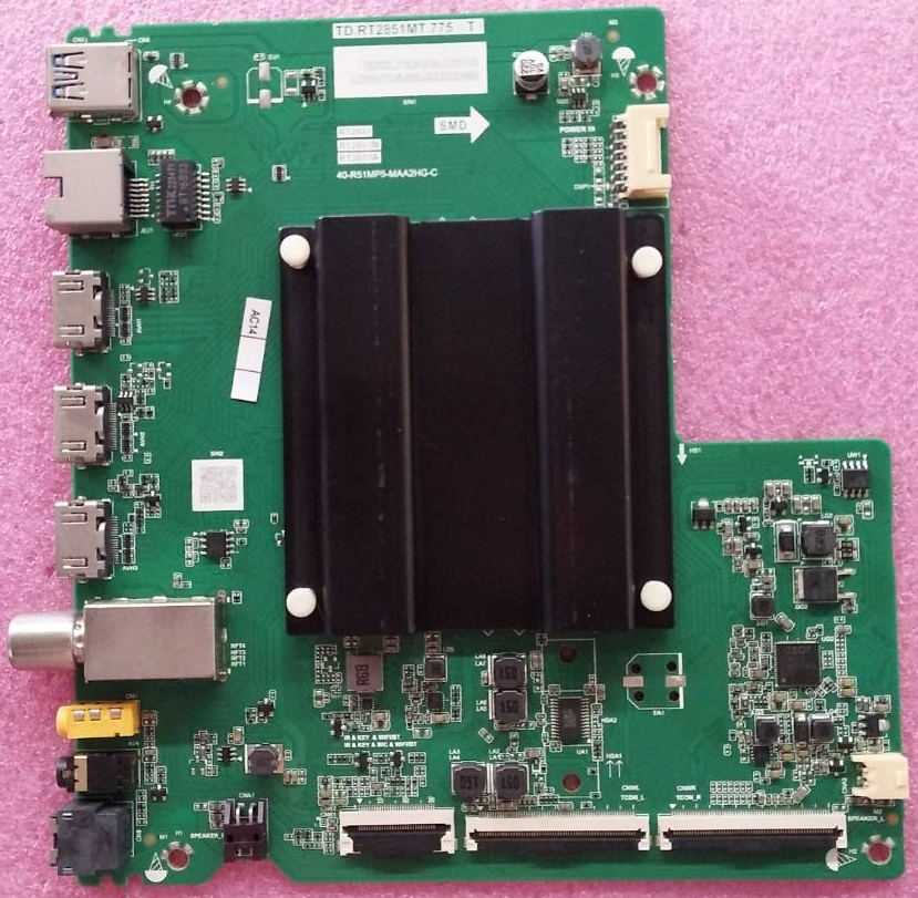 เมนบอร์ดทีวี ทีซีแอล TCL ของแท้ถอดจากเครื่อง รุ่น 65P637 พาร์ท40-R51MP5-MAA2HG-C