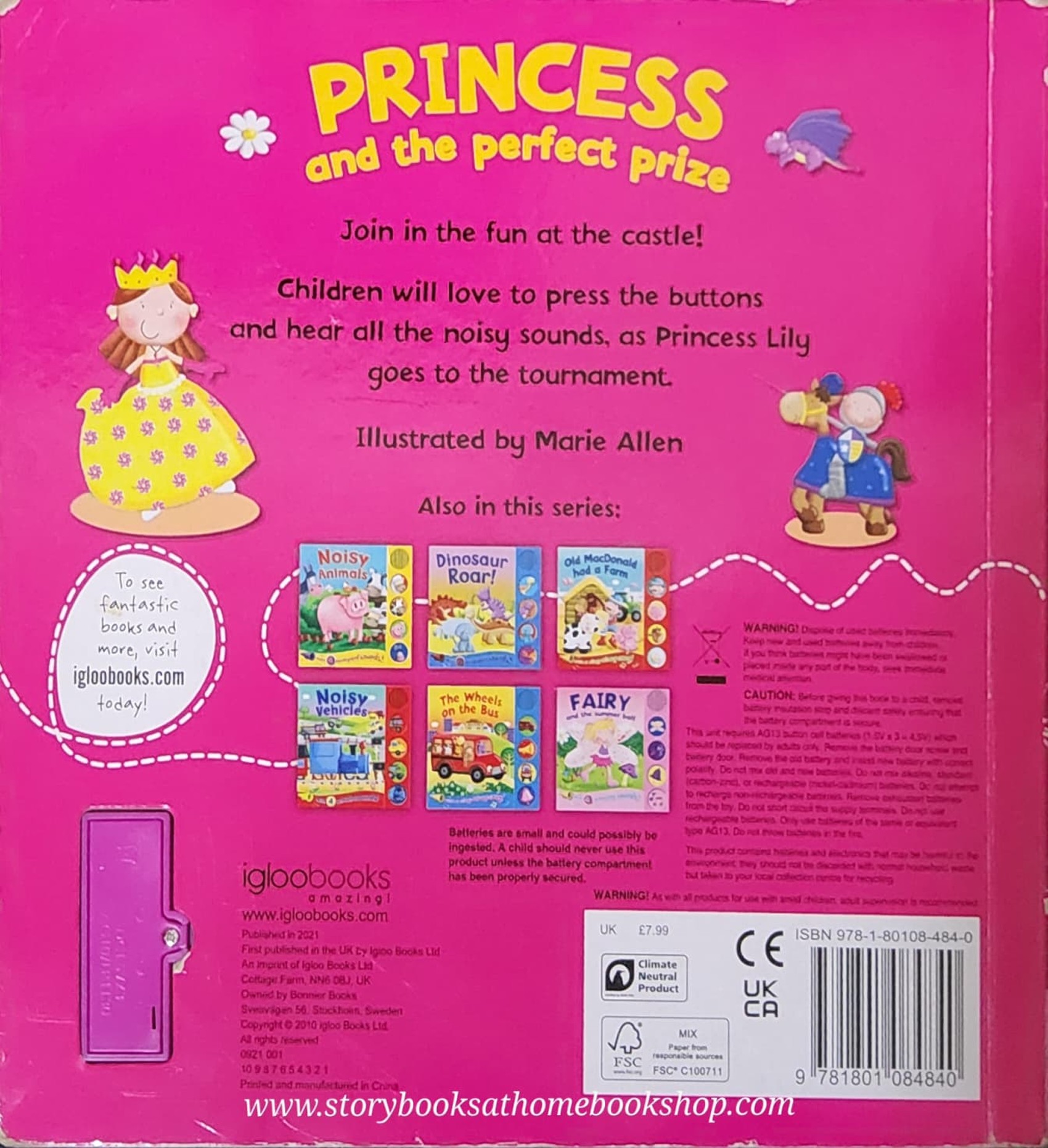 SOUND Board Book** ð
ðPRINCESS AND THE PERFECT PRIZE