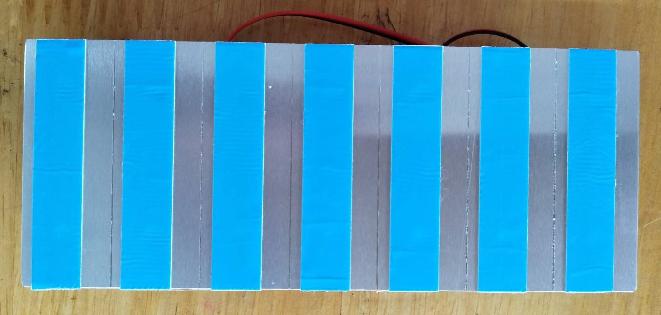 หลอดDIY เหลี่ยม 3V 2W มีเทปกาว 2 หน้าติดมาด้านหลังให้เรียบร้อย