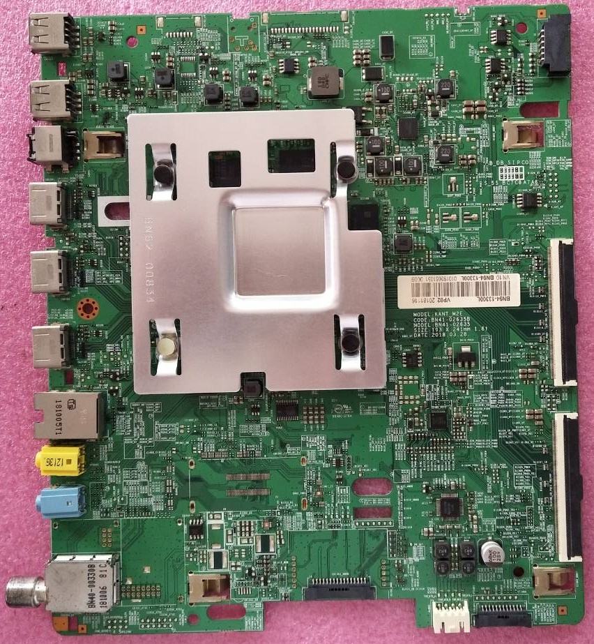 เมนบอร์ดทีวีซัมซุง ( Samsung) มือสองพร้อมใช้งานรุ่น ใช้กับรุ่นUA55NU7400KXXT UA55NU7300KXXT พาร์ท BN94-12965L BN94-13300L