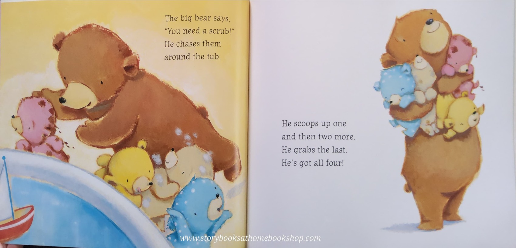 หนังสือนิทานปกอ่อน** 🍅🍓Bears in the Bath