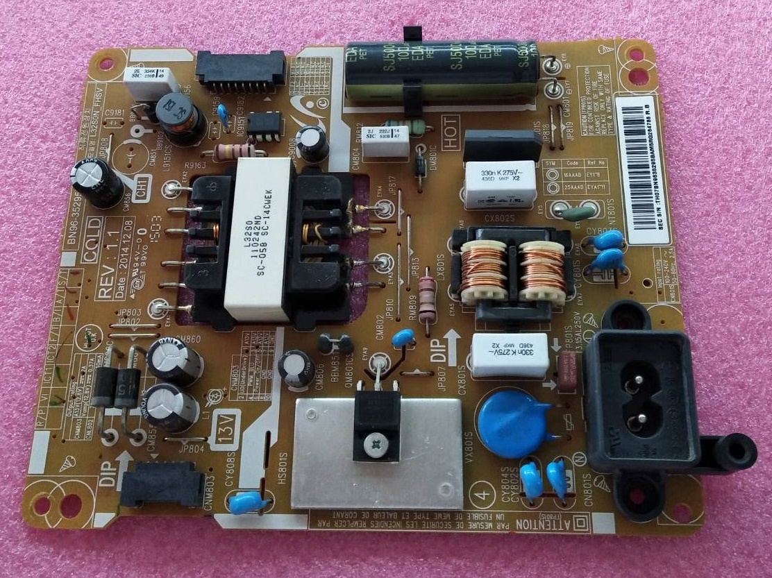 POWER SUPPLY SAMSUNG (ซับพลาย ซัมซุง) อะไหล่แท้/มือสองพร้อมใช้งาน พาร์ท BN96-35295B :BN96-35295A รุ่น UA32J4100AK