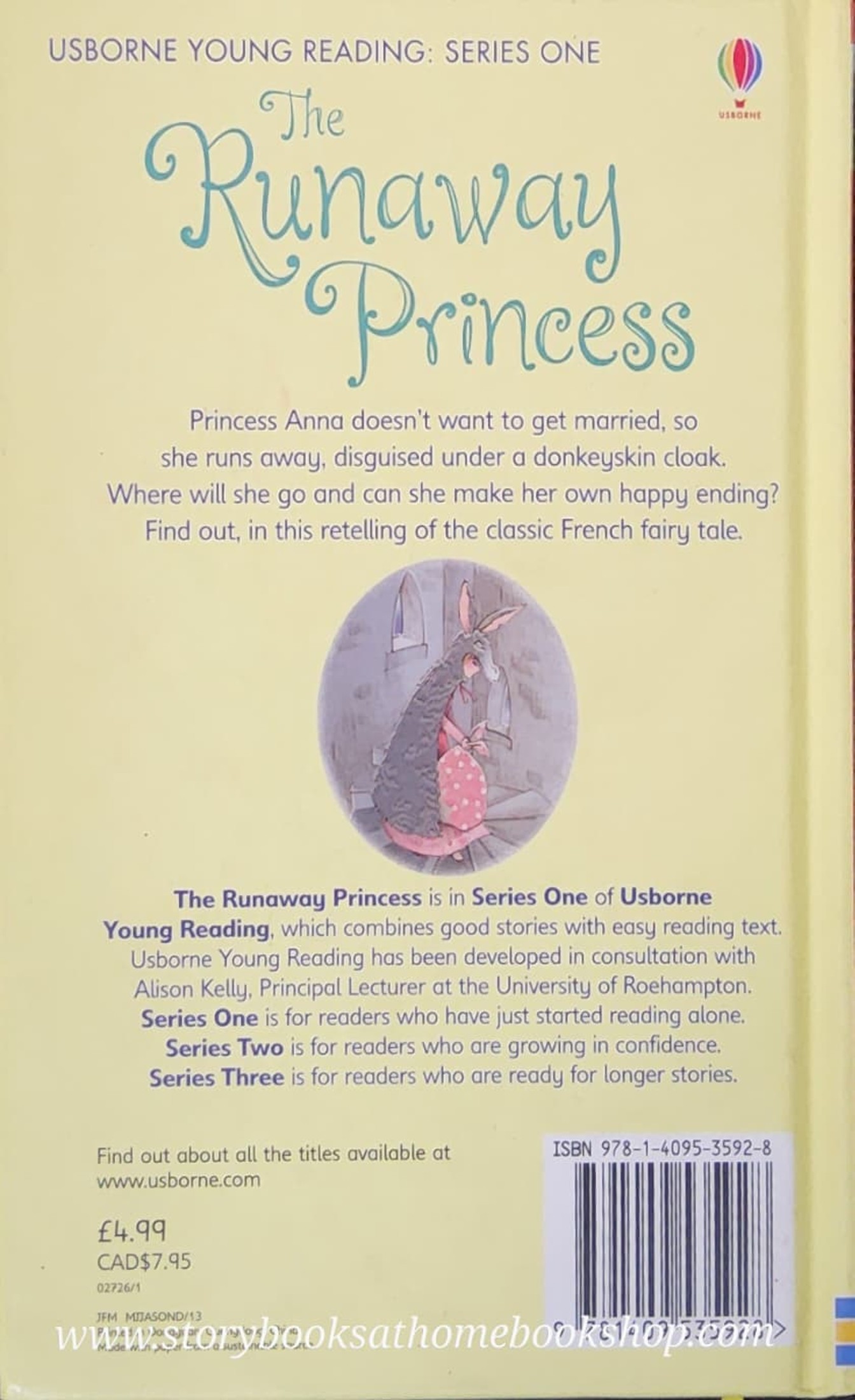 หนังสือนิทานปกอ่อน** 🍅🍓USBORNE YOUNG READING:THE RUNAWAY PRINCESS