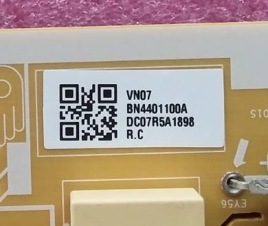 ซัพพลายทีวีซัมซุง SAMSUNG อะไหล่แท้มือสองถอดจากเครื่อง พาร์ทBN44-01100A ใช้กับรุ่นQA50Q65AAKXXT QA50Q65ABKXXT