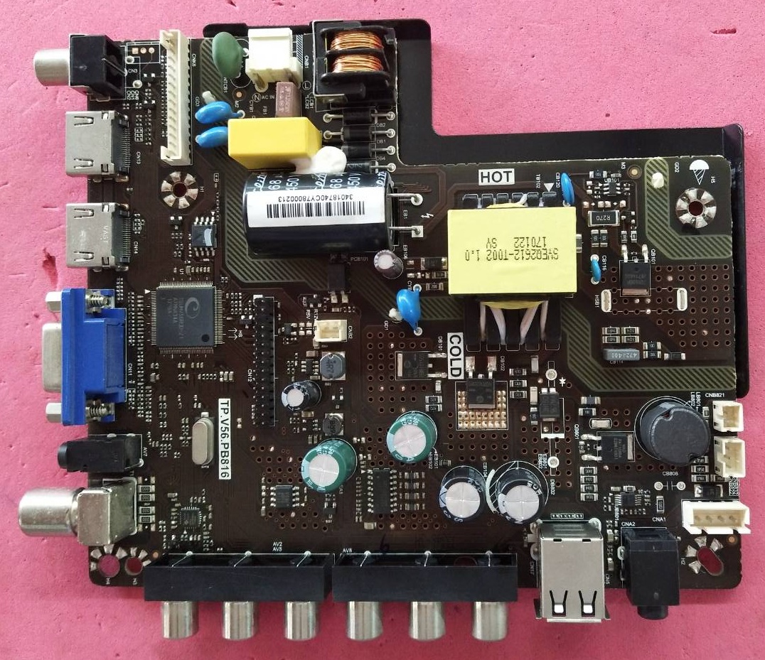 One Board PRISMAPRO (วันบอร์ด พิสม่าโปร)มือสองพร้อมใช้งาน รุ่น32J3 พาร์ทTP.V56.PB816 ทีบาร์ LSC320AN10-H02