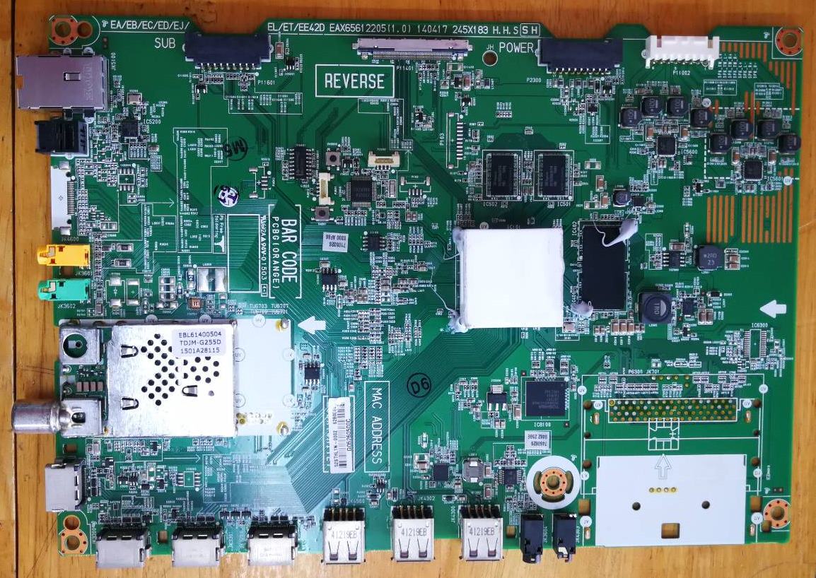 Main Board LG (เมนบอร์ด แอลจี) อะไหล่แท้/ของถอด รุ่น55EC930T-TA.ATMWLJT