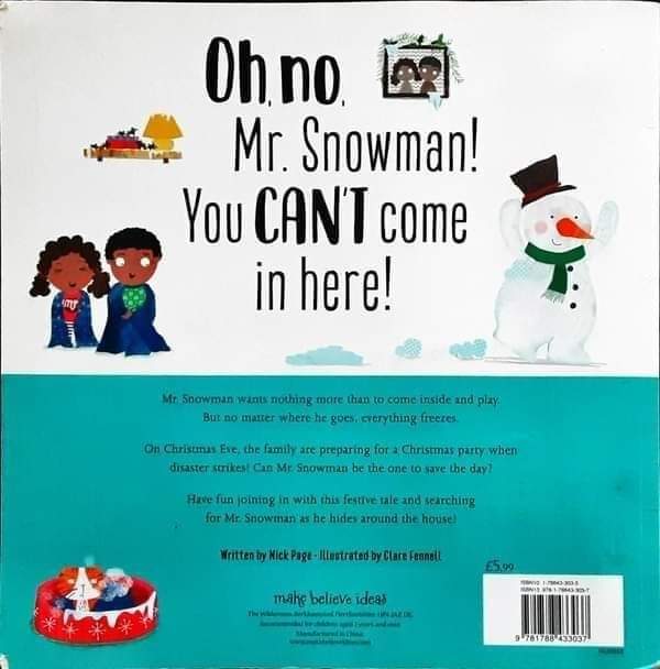 หนังสือนิทานปกอ่อน** 🍅🍓Oh,no Mr. SNOWMAN