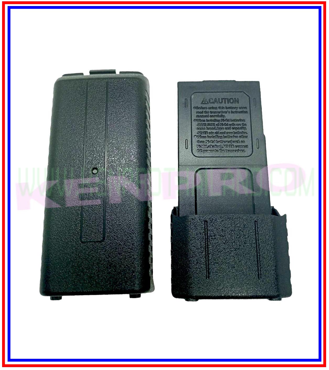 กล่องรางถ่าน กล่องเปล่าสำหรับ วิทยุสื่อสาร รุ่น IC-V90 , IC-UV95 , IC-UV97 , IC-UV90
