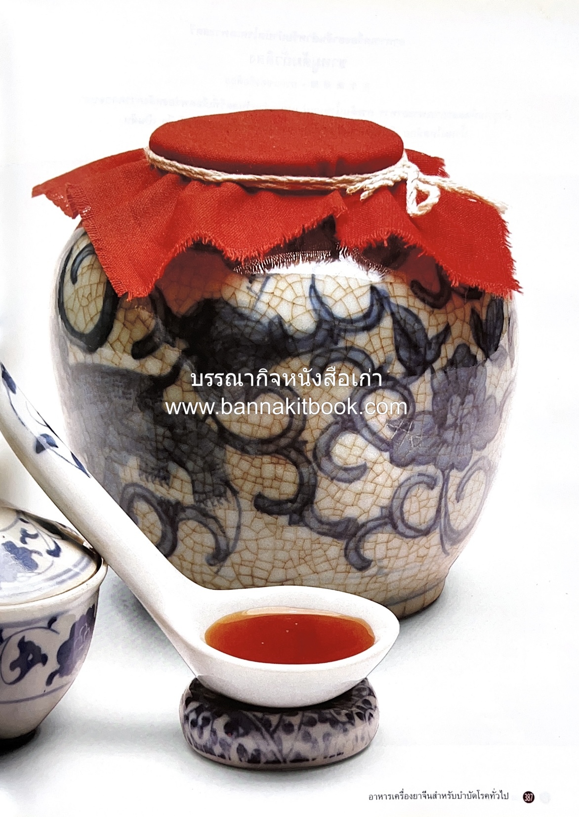 อาหารเครื่องยาจีน : หลักโภชนาการพร้อมสูตรอาหารอายุวัฒนะ โดย : รศ.ดร.ประพิณ มโนมัยวิบูลย์ และคณะ.