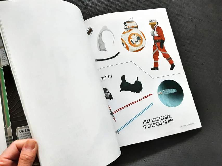 ACTIVITIES BOOK ** ð
ð STAR WARS FINN'S ADVENTURE STICKER BOOK