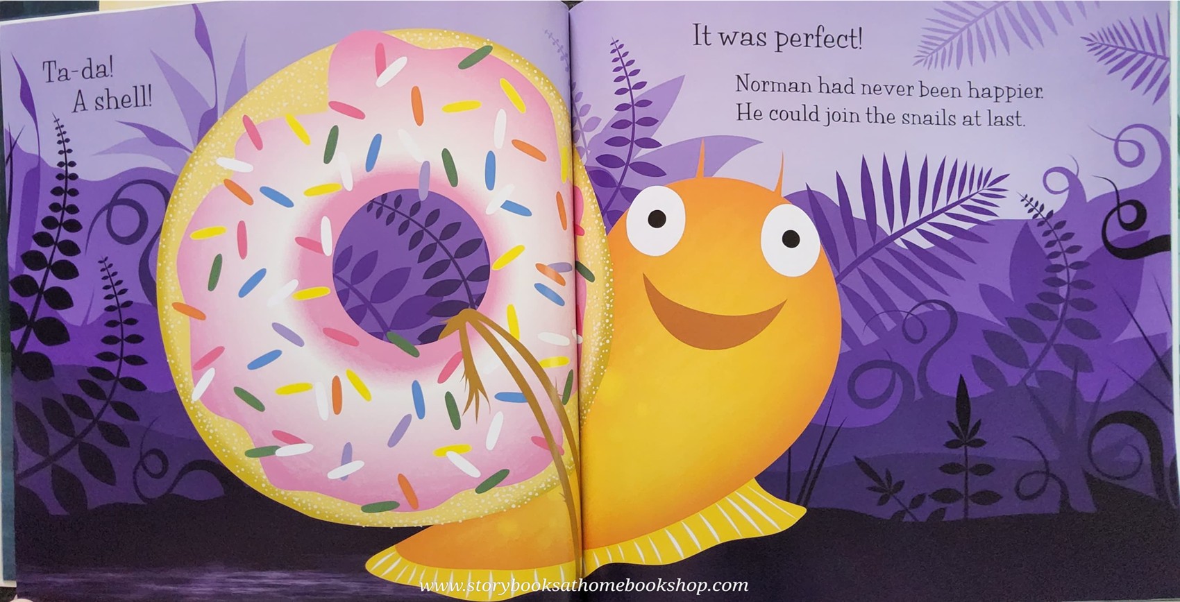 หนังสือนิทานปกอ่อน** 🍅NORMAN THE SLUG WITH THE SILLY SHELL BY SUE HENDRA