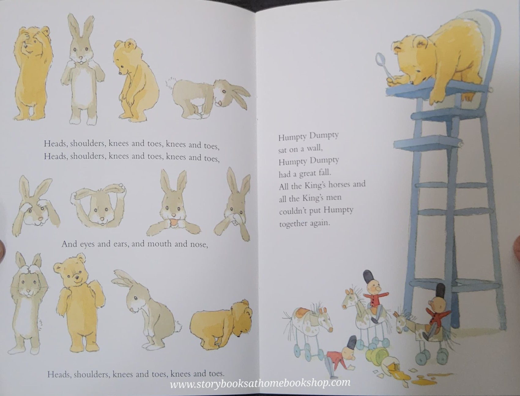 หนังสือนิทานปกอ่อน ** 🍅🍓BABY BEAR'S RHYMES TO REMEMBER BY JOHN PRATER