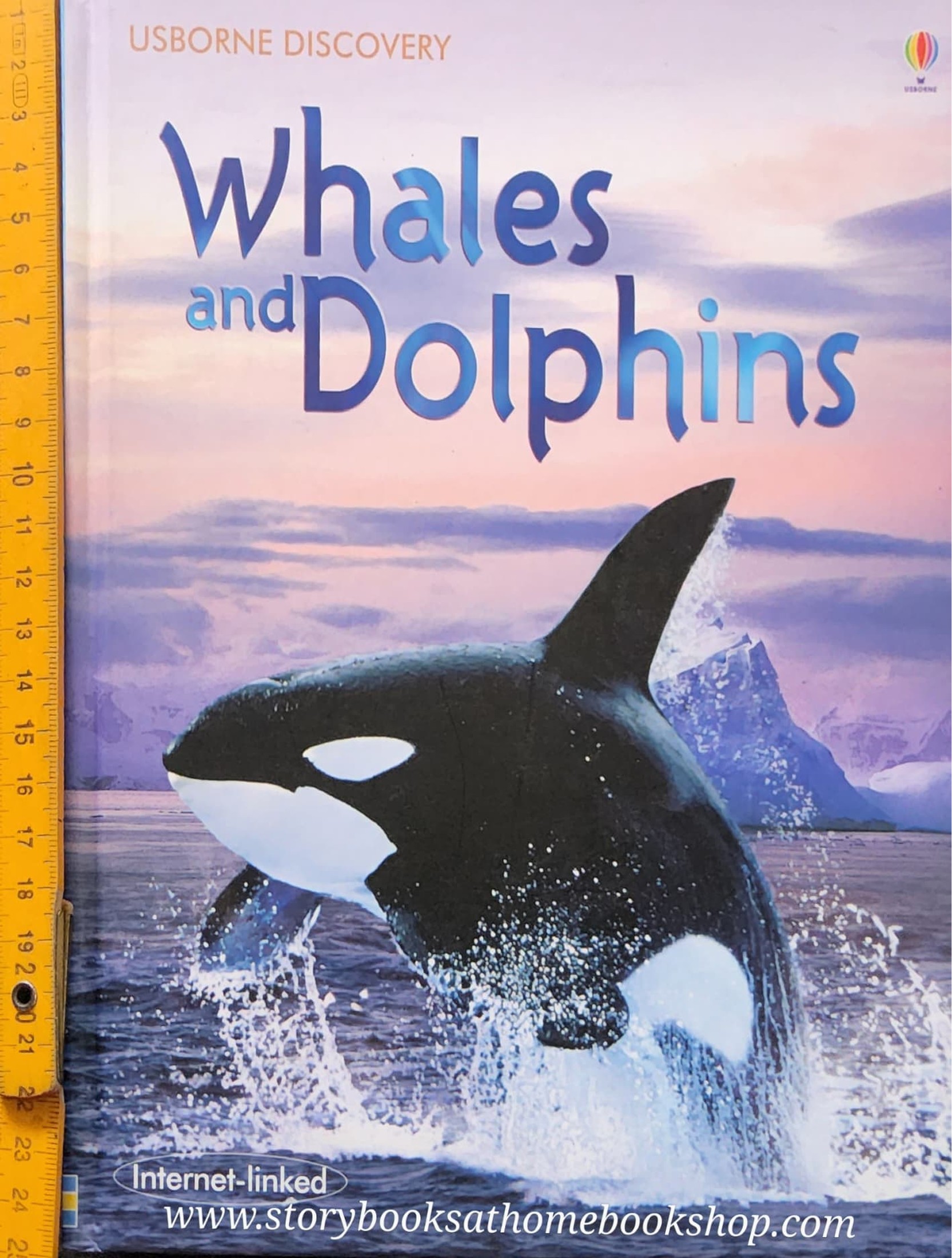 KNOWLEDGE BOOK** ♥️♥️USBORNE DISCOVERY WHALES AND DOLPHINS♥️♥️