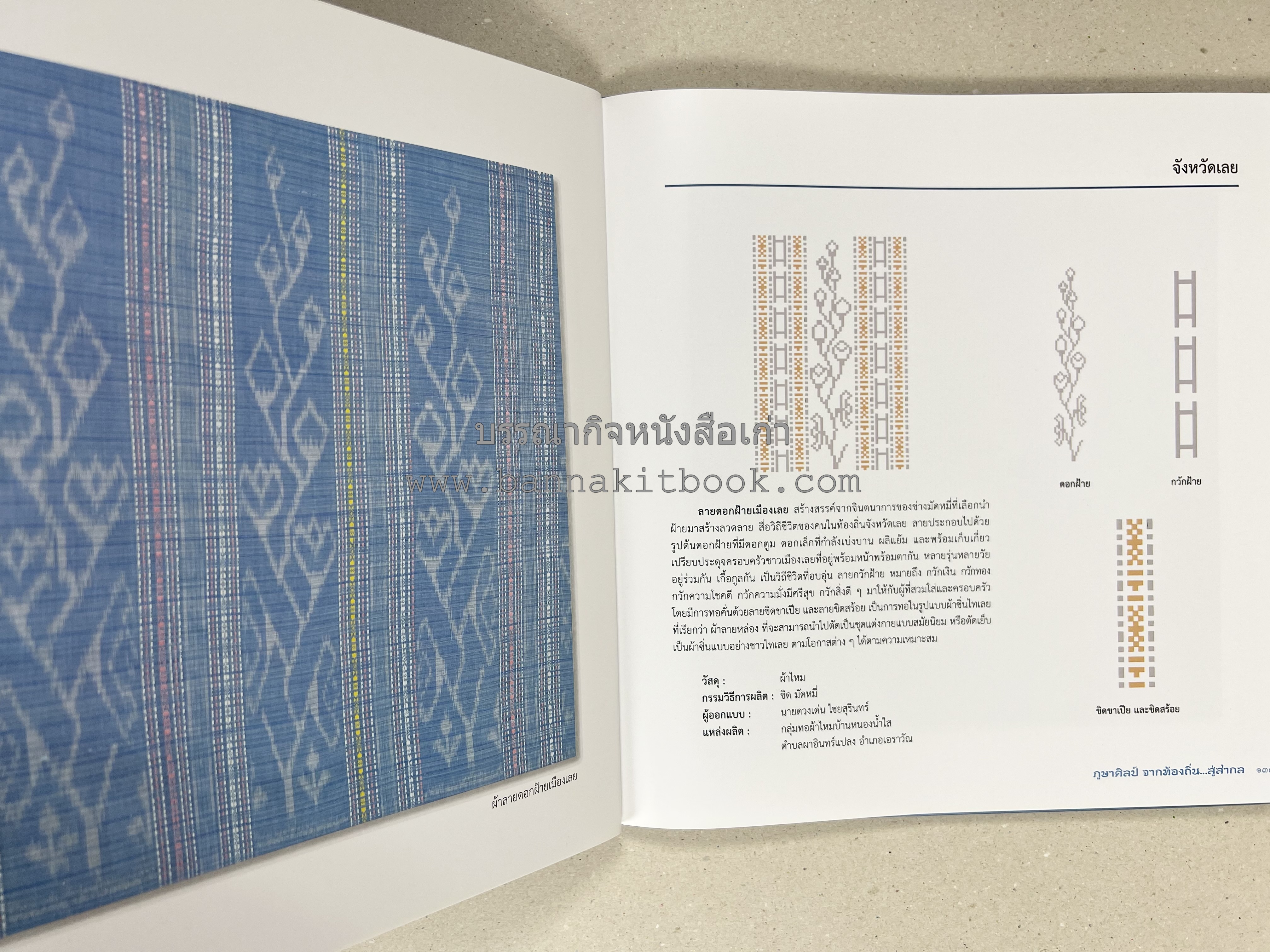ภูษาศิลป์ จากท้องถิ่น.. สู่สากล (ผ้าโบราณ / ผ้าไทยลายอัตลักษณ์ 76 จังหวัด) โดย : กระทรวงวัฒนธรรม.