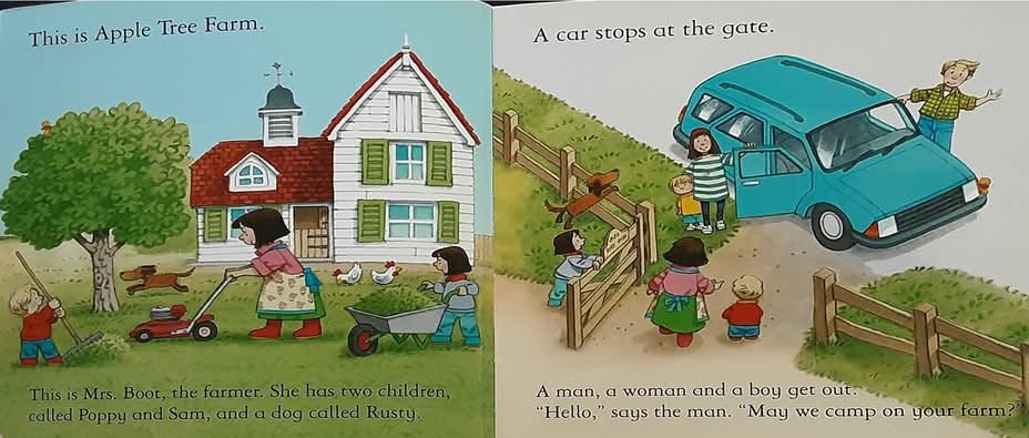 หนังสือนิทานปกอ่อน** ♥️USBORNE FARMYARD TALES: CAMPING OUT