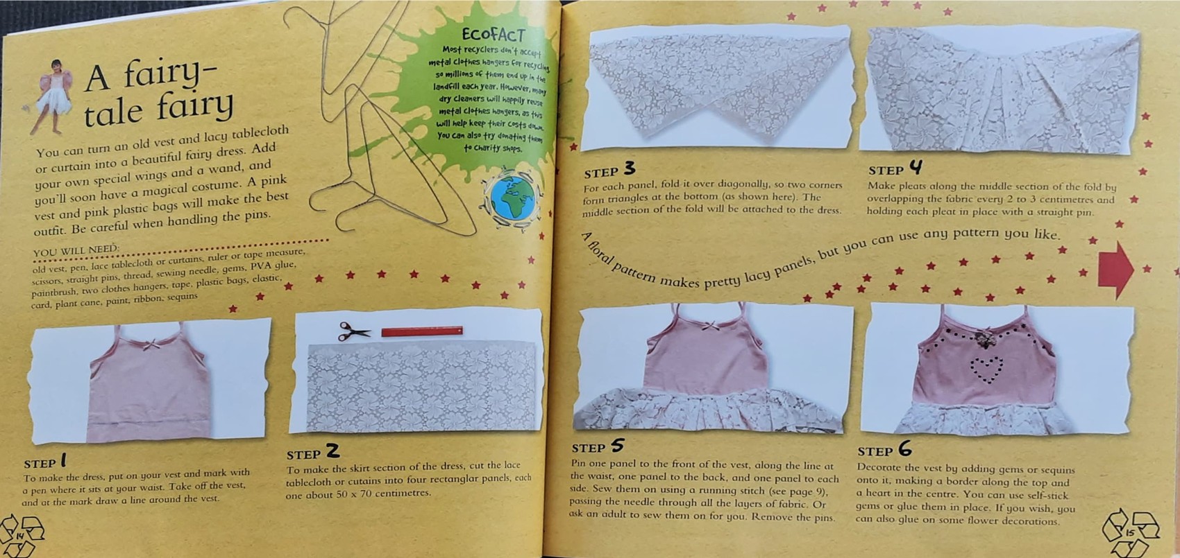 หนังสือกิจกรรม ภาษาอังกฤษ 🍅🍓Ecocrafts Creative Costumes