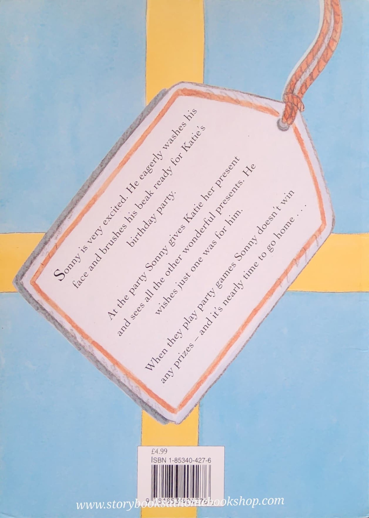 หนังสือนิทานปกอ่อน** 🍅🍅SONNY'S BIRTHDAY PRIZE