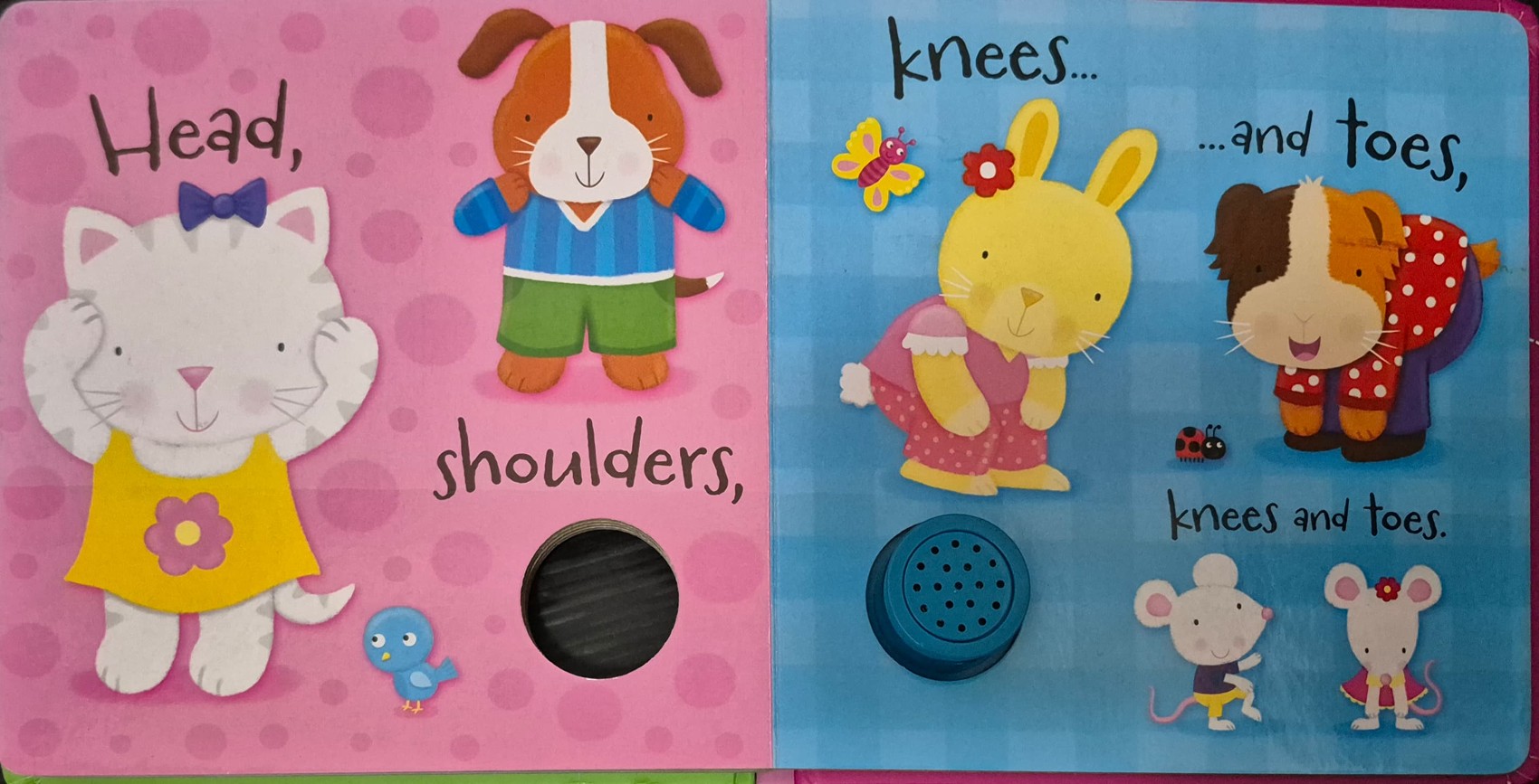 SOUND BOARD BOOK ** 🍅🍓HEAD,SHOULDERS,KNEES AND TOES