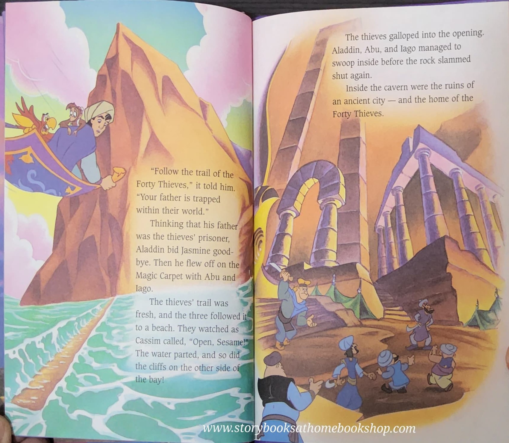 หนังสือนิทานปกแข็ง** 🍅🍅DISNEY: ALADDIN AND THE KING OF THIEVES