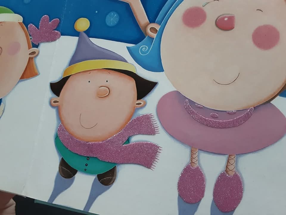 SOFT TOUCH BOARD BOOK** 🍅🍓THE SNOWFLAKE PRINCESS