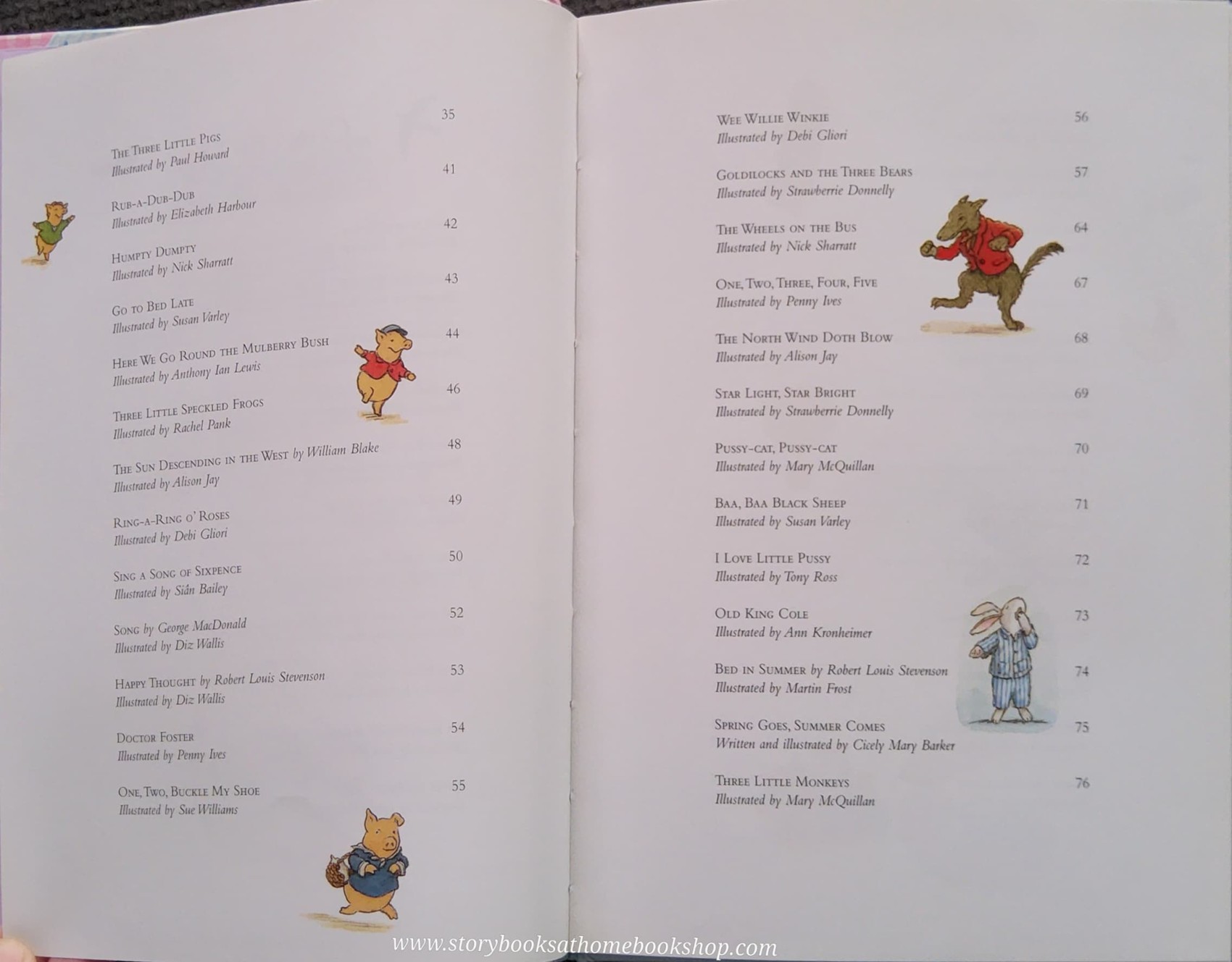 หนังสือนิทานปกแข็ง** 🍅🍅THE BABY AND TODDLER TREASURY